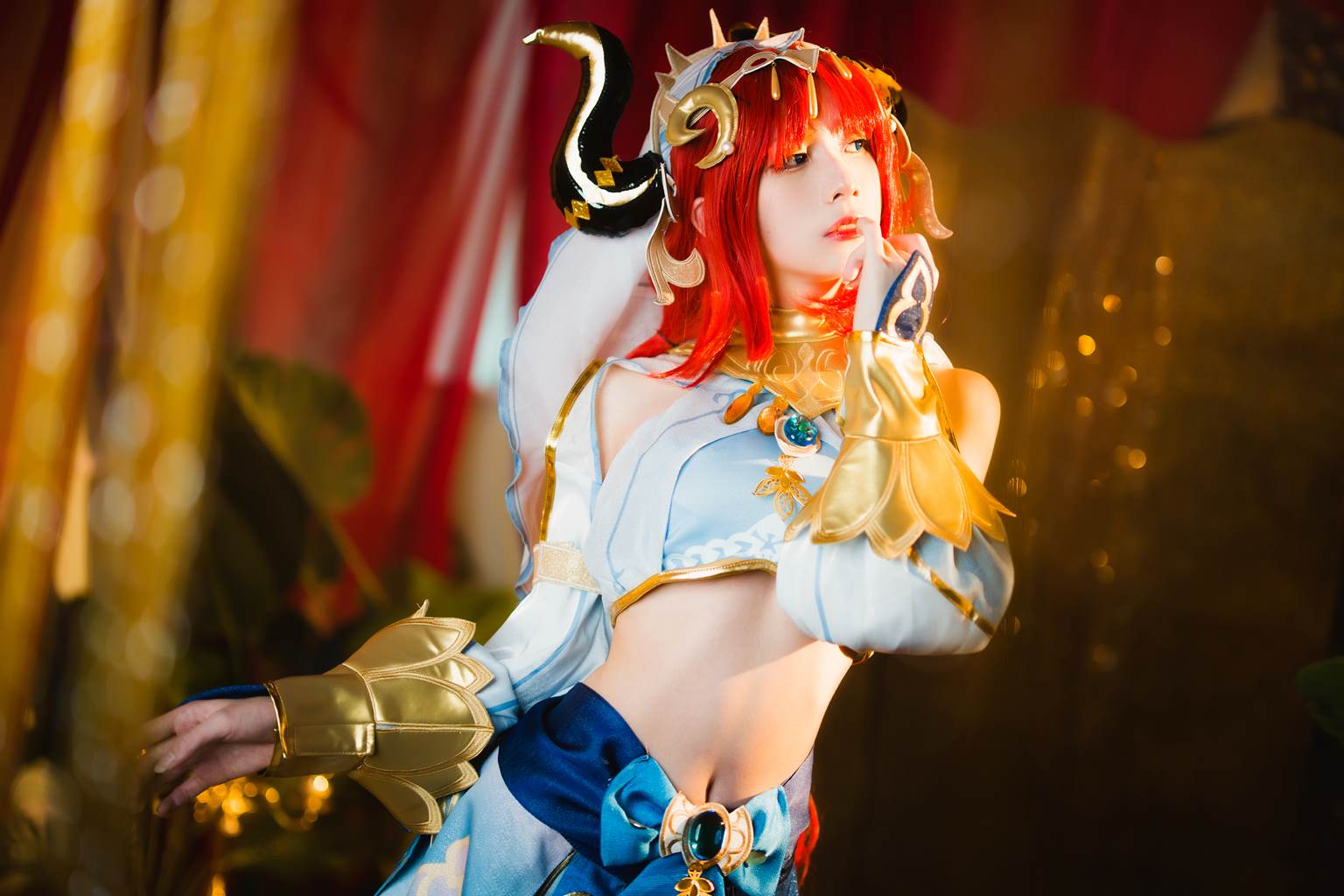 [YITUYU艺图语]2022.11.08 原神COS · 妮露 清青琴玖[29+1P/625MB]插图3