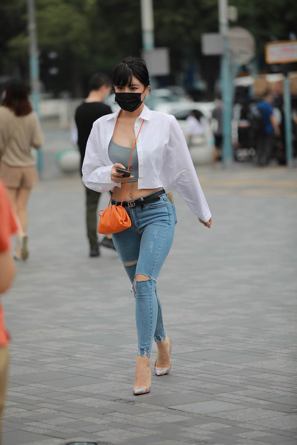 精选街拍作品 NO.6142 衬衫牛仔搭配[147P/271MB]插图3