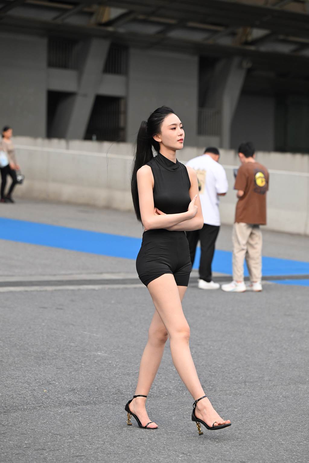 精选街拍作品 NO.6165 黑色连体衣[97P/261MB]插图3