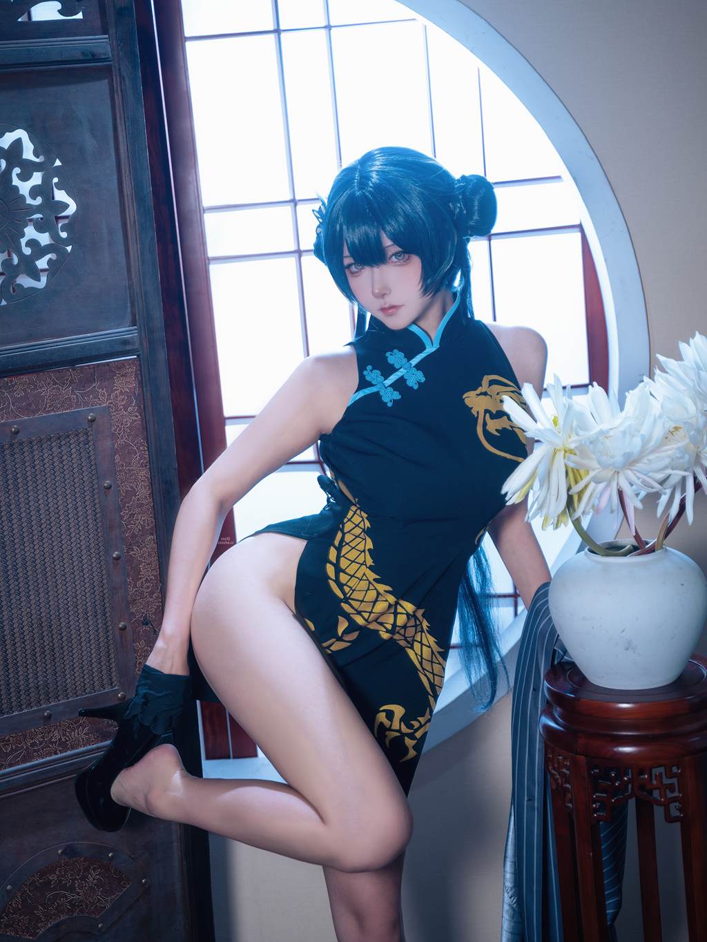 Seya-狮砸 – 蔚蓝档案 妃咲 旗袍[12P/138MB]插图2