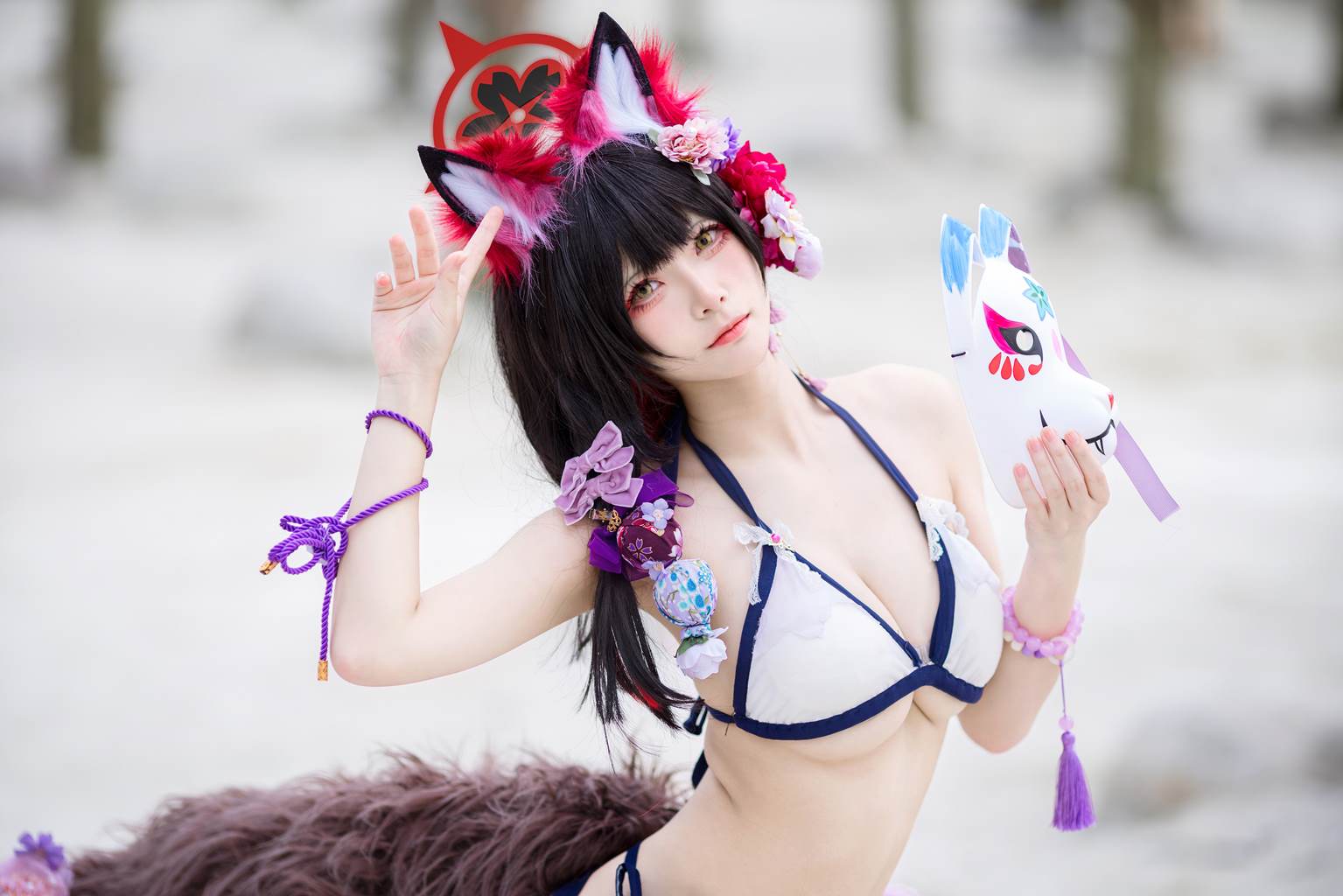 九柒喵  蔚蓝档案 狐坂若藻 泳装[23P/156MB]插图2