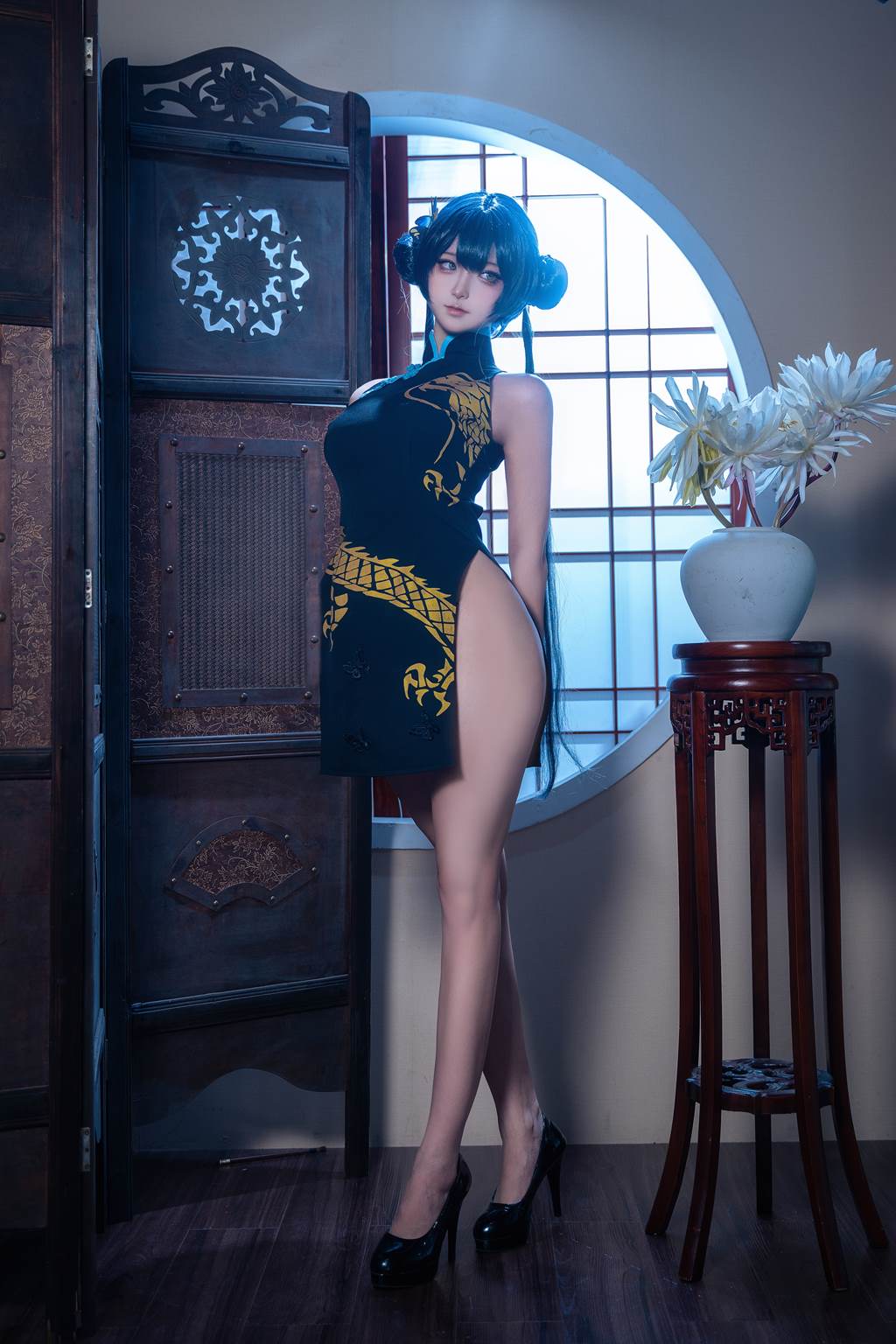 Seya-狮砸 – 蔚蓝档案 妃咲 旗袍[12P/138MB]插图