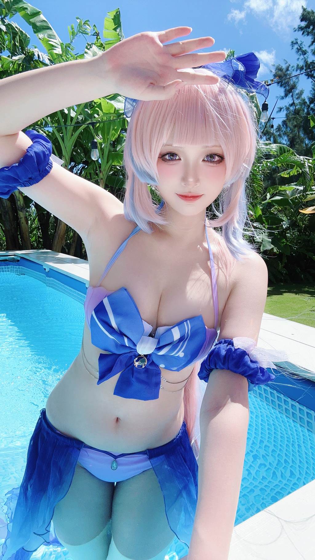 Yuki亭 – 2024冲绳夏日自拍册 心海泳装[11P/68MB]插图