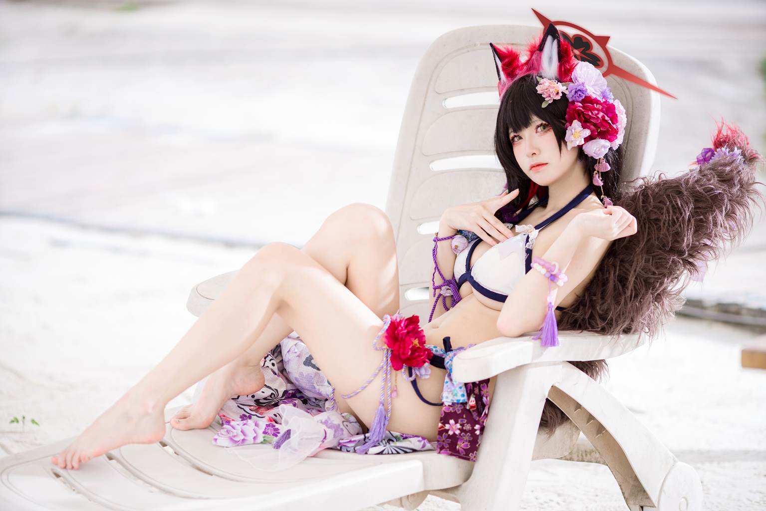 九柒喵  蔚蓝档案 狐坂若藻 泳装[23P/156MB]插图