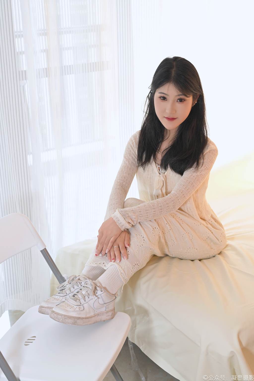 凝思摄影 NO.005 琦琦-连衣裙、短白袜、平底鞋[134P/1V/3.28GB]插图2