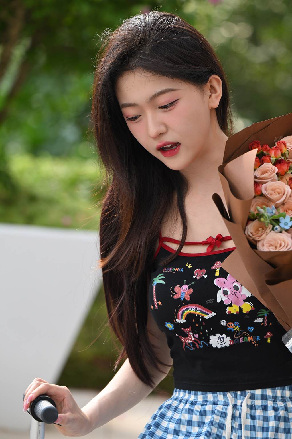 精选街拍作品 NO.6068 甜美格子裤[93P/318MB]插图