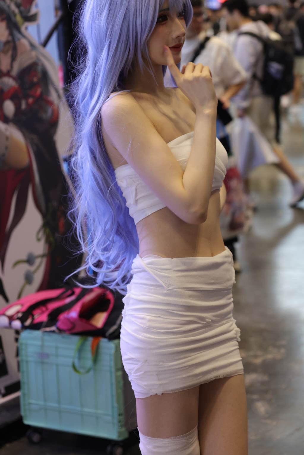 精选街拍作品 NO.6168 白色套装裙[151P/307MB]插图