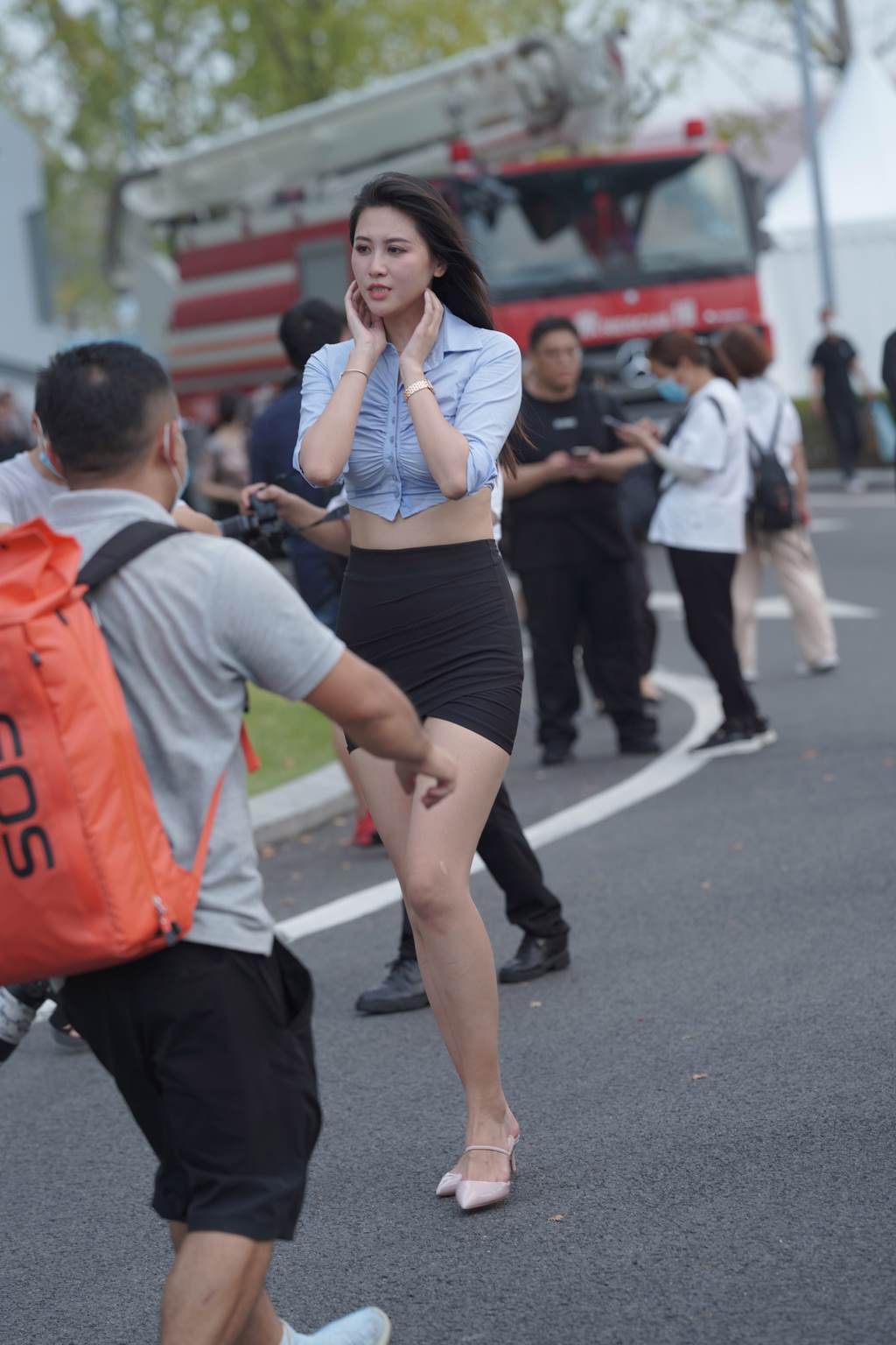 精选街拍作品 NO.6092 魅力衬衫短裙[388P/820MB]插图