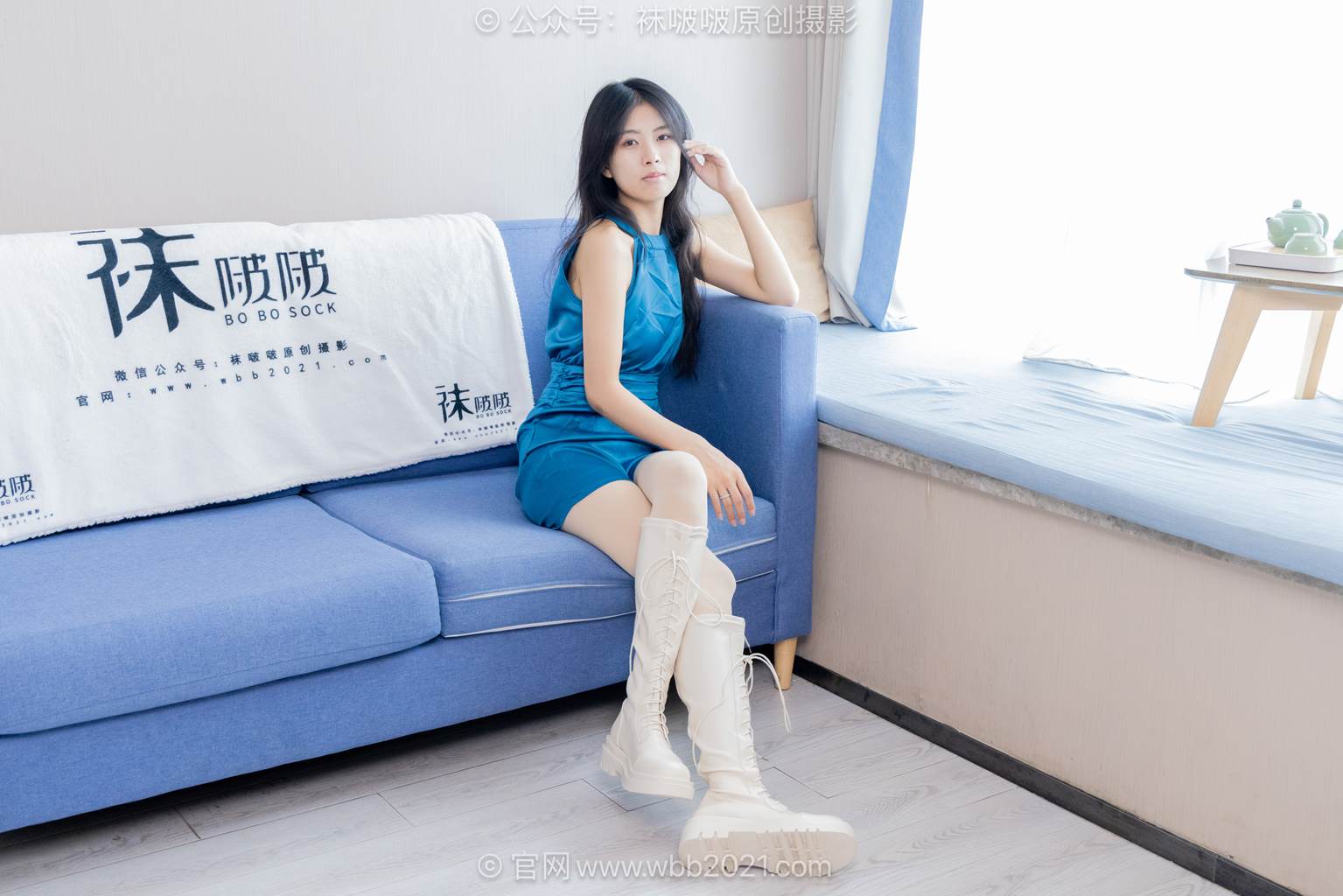 [BoBoSocks袜啵啵]NO.601 奶油-长靴、厚肉丝[144P/1V/6.60GB]插图2