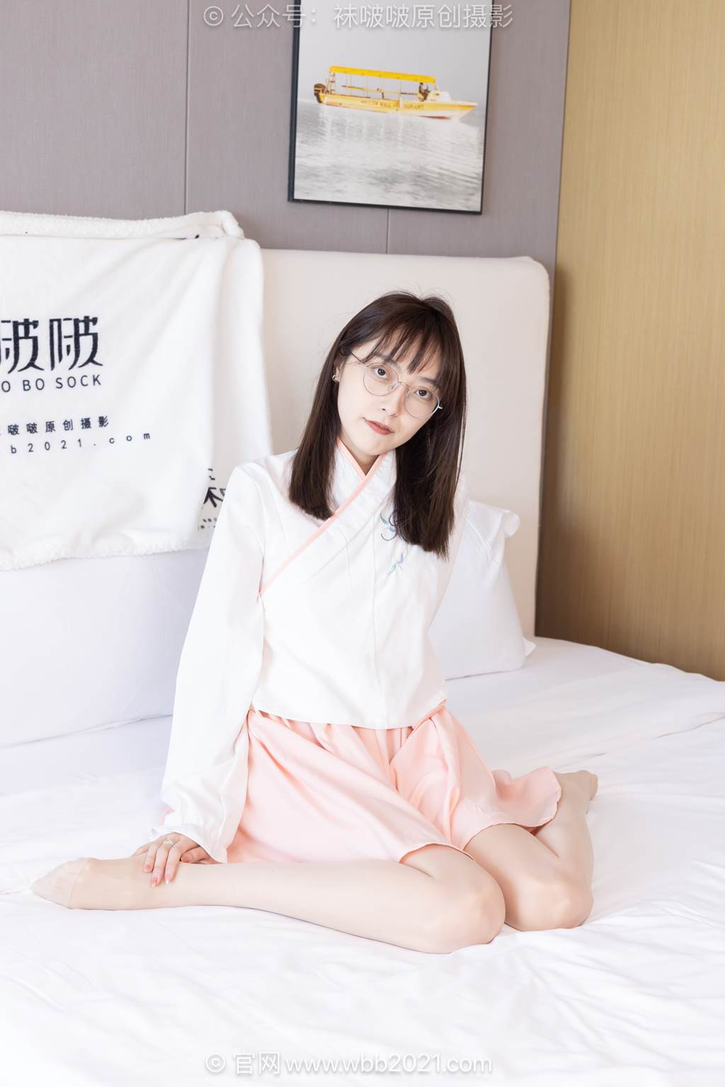 [BoBoSocks袜啵啵]NO.595 稚予-皮鞋、平底布鞋、薄肉丝、薄白丝[155P/1V/7.16GB]插图3