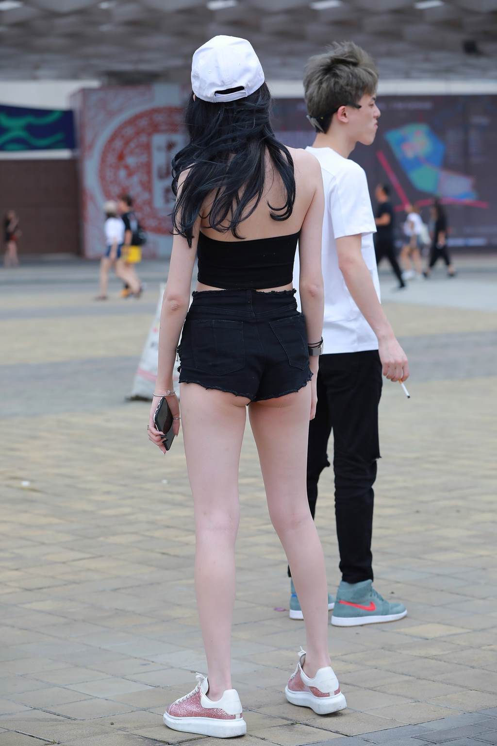 精选街拍作品 NO.6163 青春牛仔短裤[86P/119MB]插图1