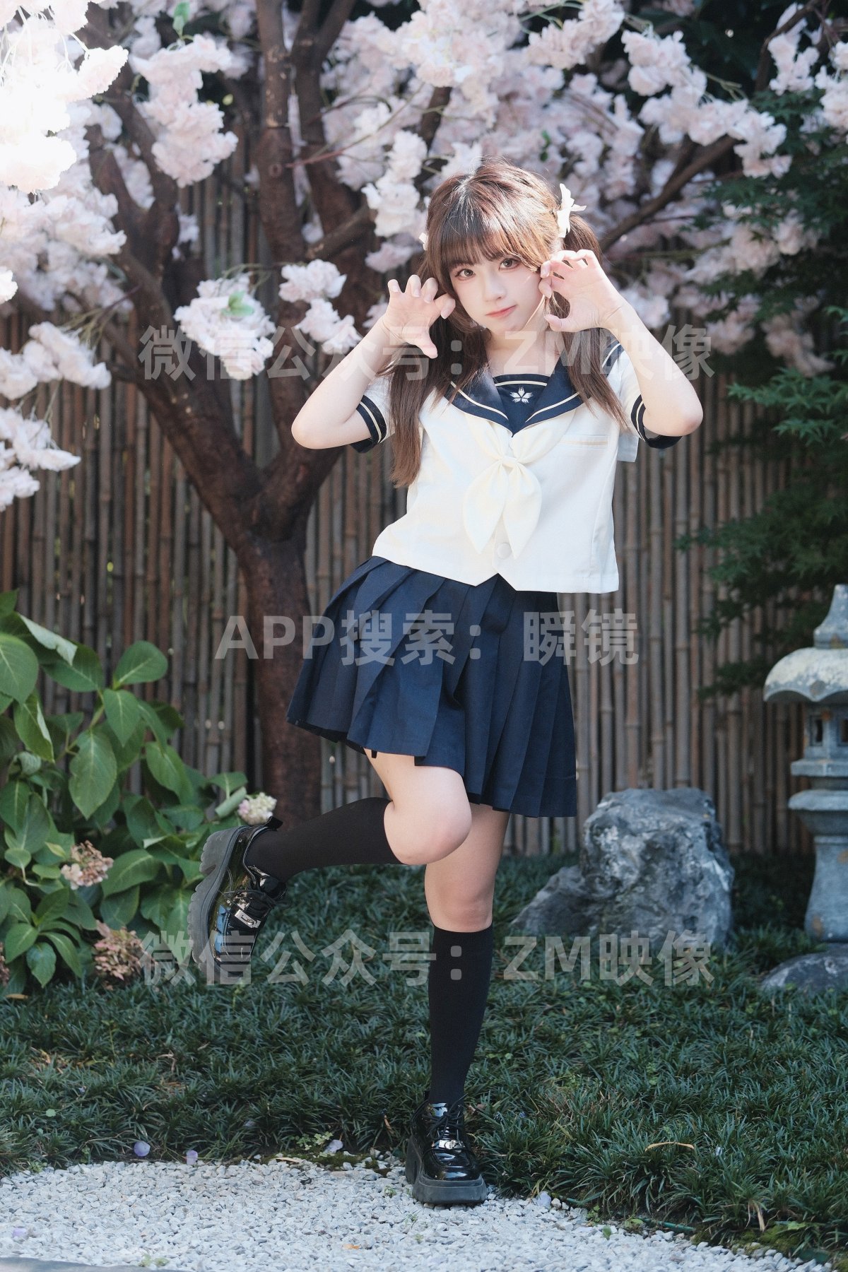 织梦映像 雨宫夏仪-樱花白鹭露两行 完整版+短肉版 [410P/2V/6.7G]插图1