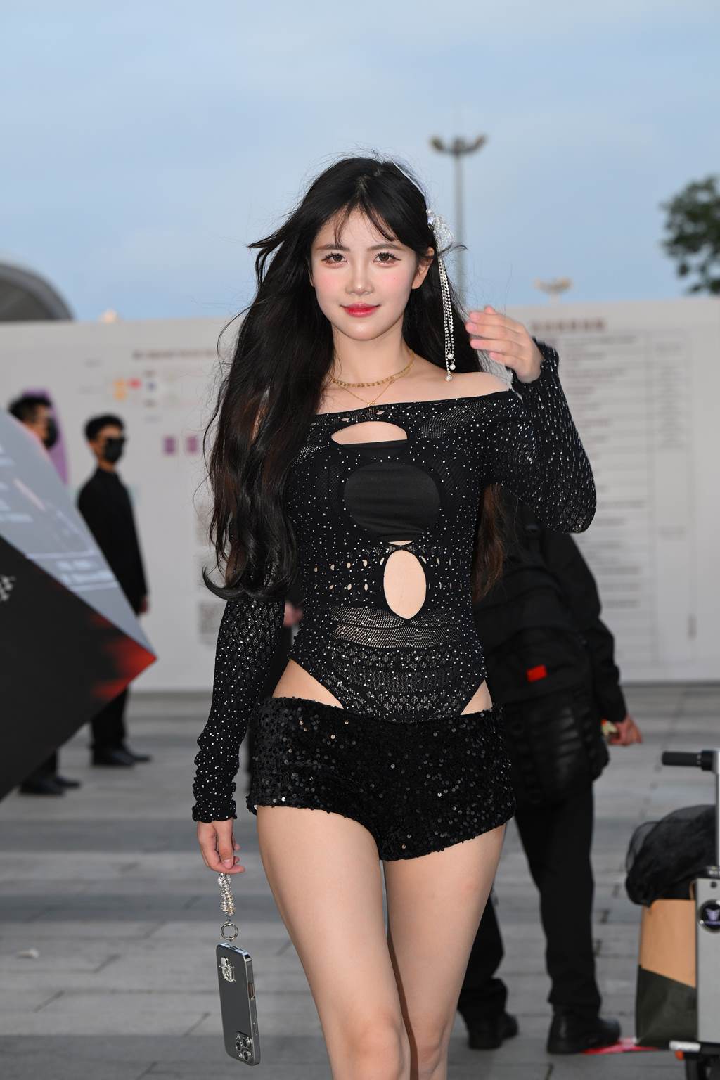 精选街拍作品 NO.6106 甜美黑色短裤[90P/240MB]插图2