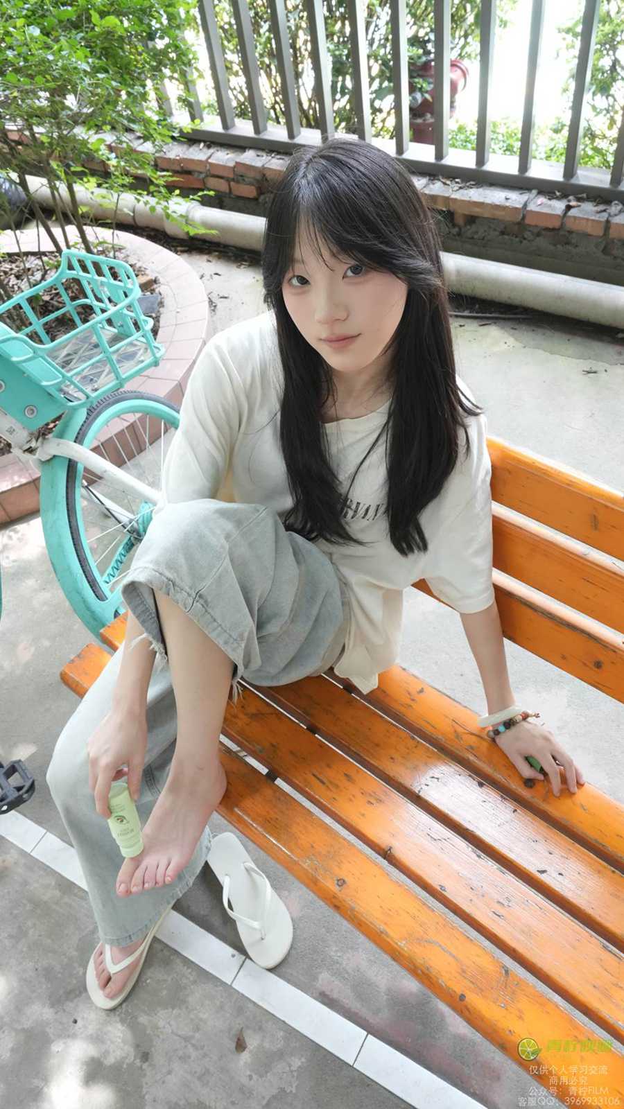 青柠映画 NO.042 – 阿慌 共享单车裸足[133P/2V/9.45GB]插图