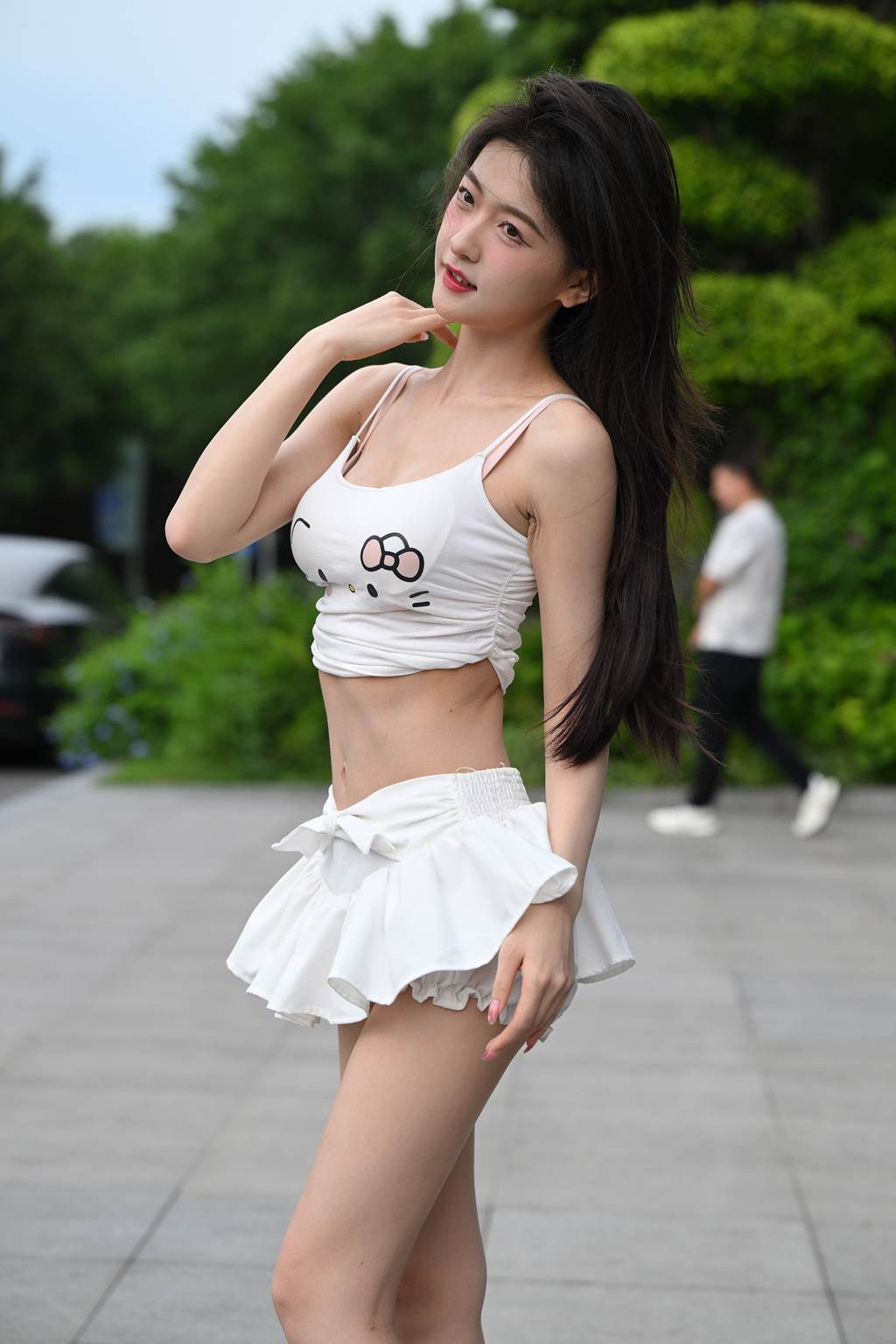 精选街拍作品 NO.6103 甜美可爱百褶裙[74P/190MB]插图2