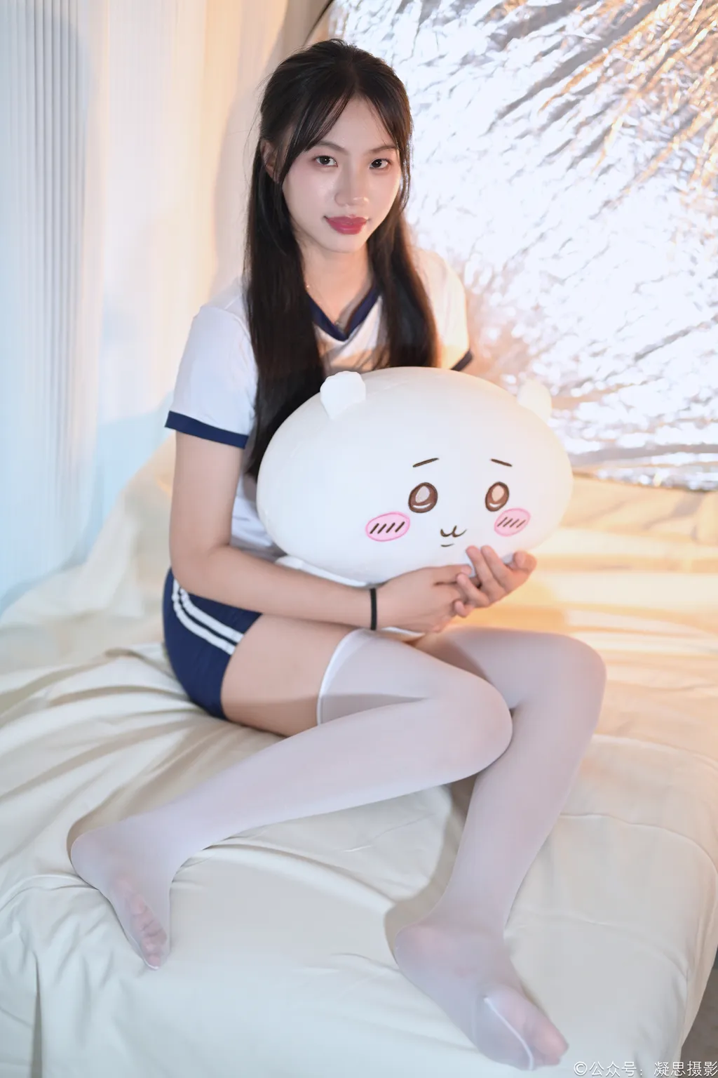 凝思摄影 NO.016 德美-体操服、过膝袜、室内鞋[142P/1V/4.33GB]插图