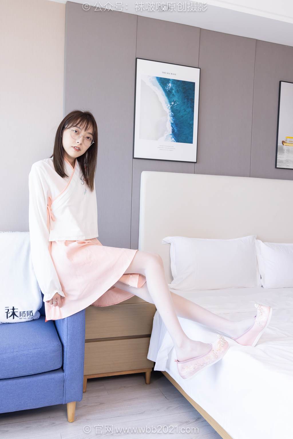 [BoBoSocks袜啵啵]NO.595 稚予-皮鞋、平底布鞋、薄肉丝、薄白丝[155P/1V/7.16GB]插图