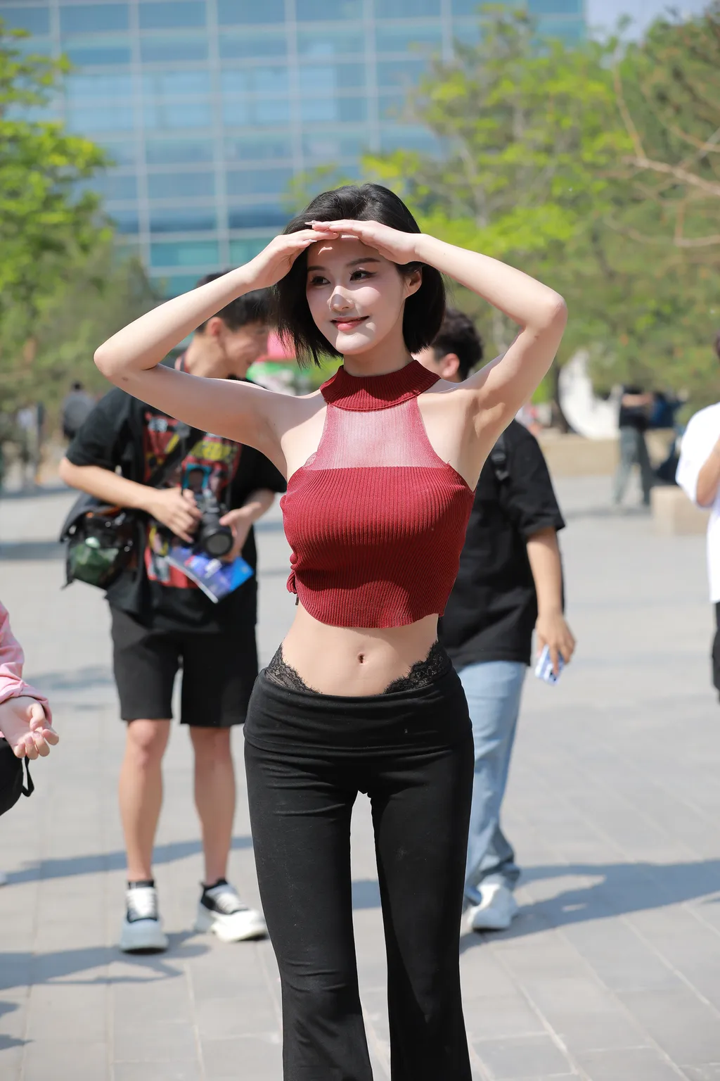 精选街拍作品 NO.6179 黑色仅身裤[272P/421MB]插图3