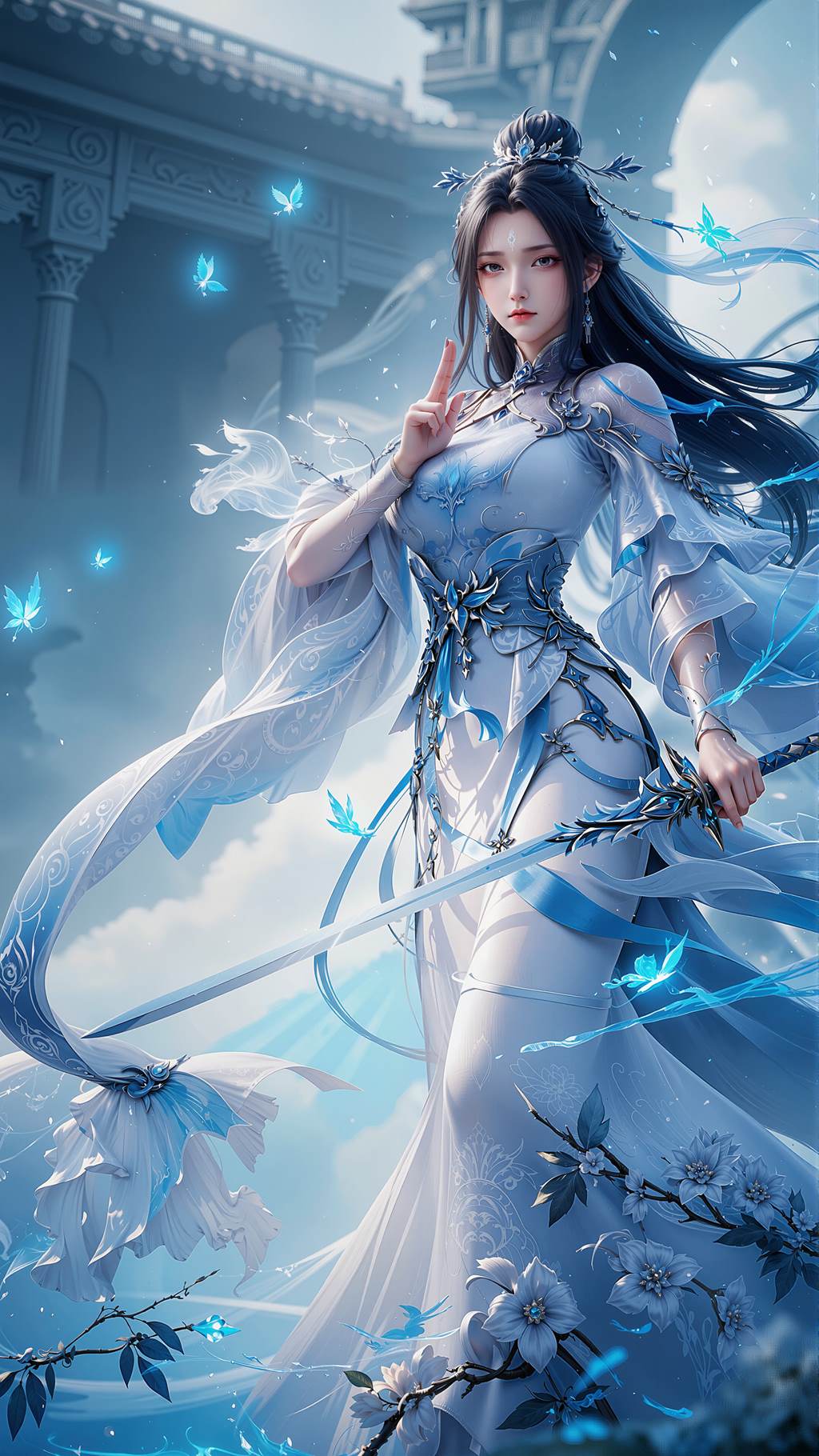 AI绘画 818 诛仙-陆雪琪[16P/139M]插图