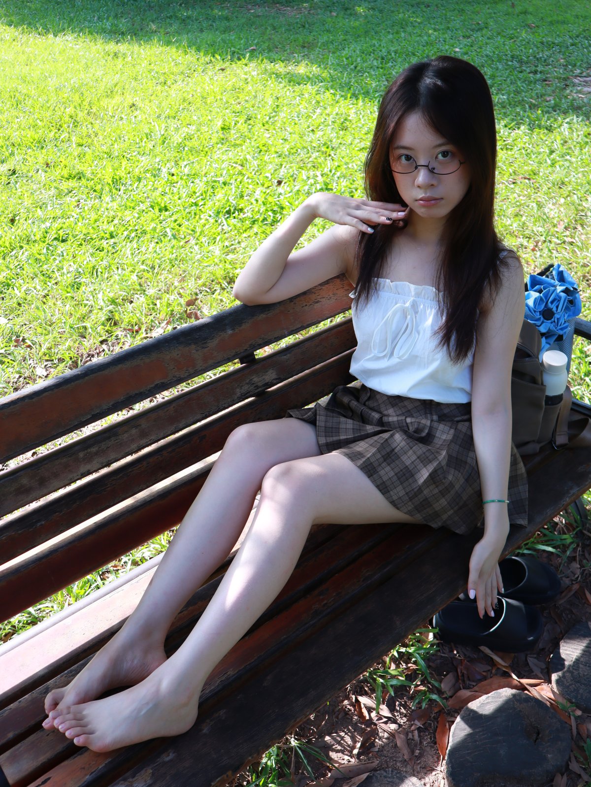 半框眼镜高颜值小妹 个人约拍 13号作品 [296P/52V/4.5G]插图6