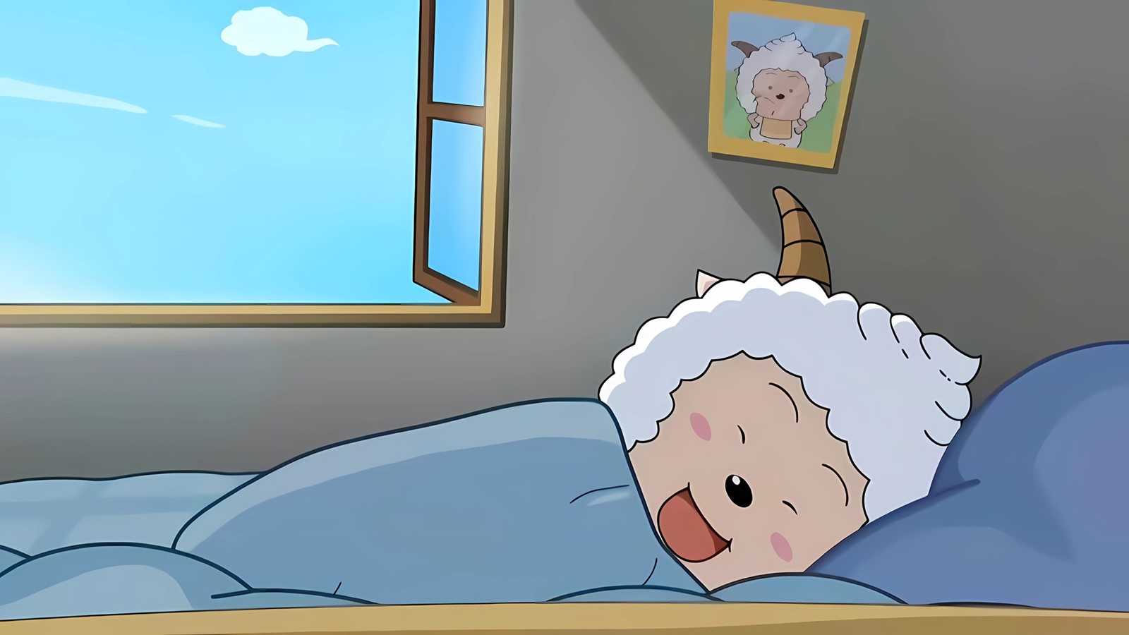 桌面壁纸 001 4K 懒羊羊睡觉4k壁纸插图2