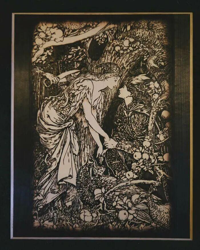 当火焰成为画笔｜加拿大艺术家 Kat Slota 令人惊叹的木刻艺术作品插图21