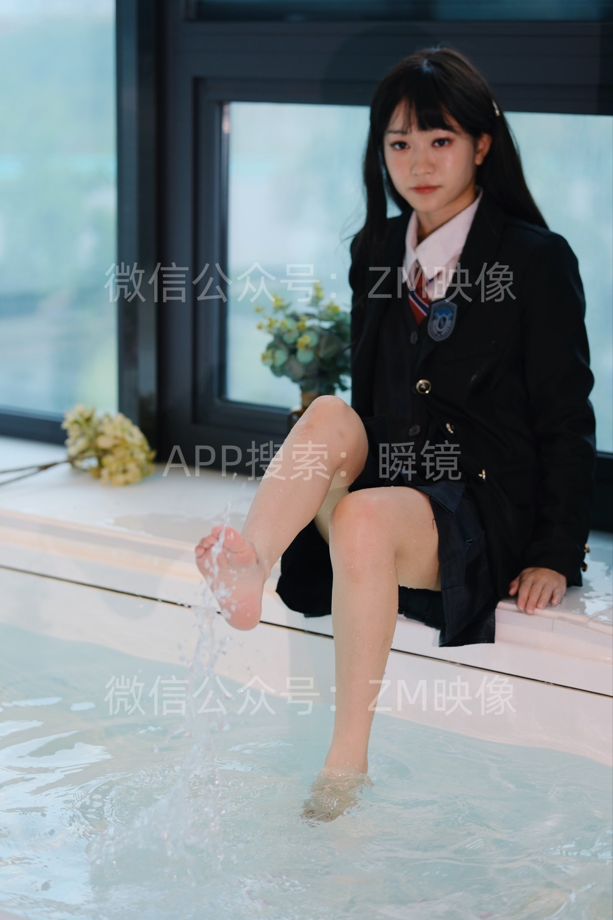 织梦映像 黑泽林雪-罗裙巧衬女儿娇 典藏版 黑袜 [408P/1V/6G]插图6