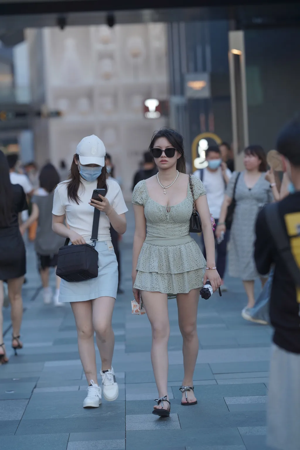 精选街拍作品 NO.6278 绿色纱裙[134P/305MB]插图1