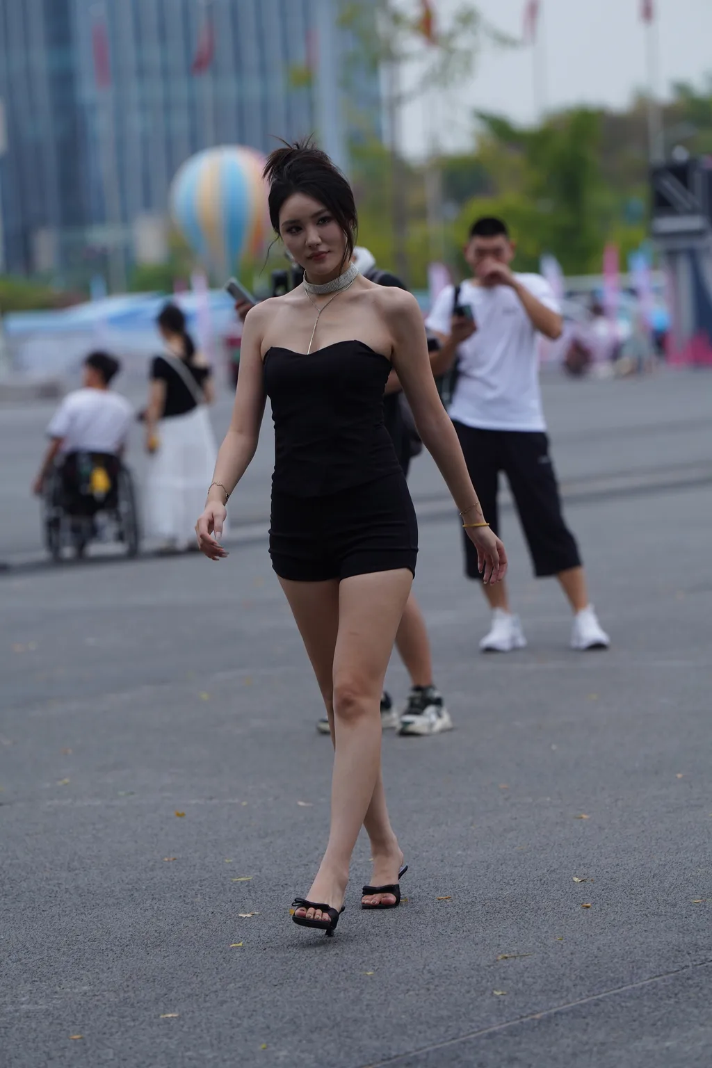 精选街拍作品 NO.6295 黑色裙装女神[118P/345MB]插图1