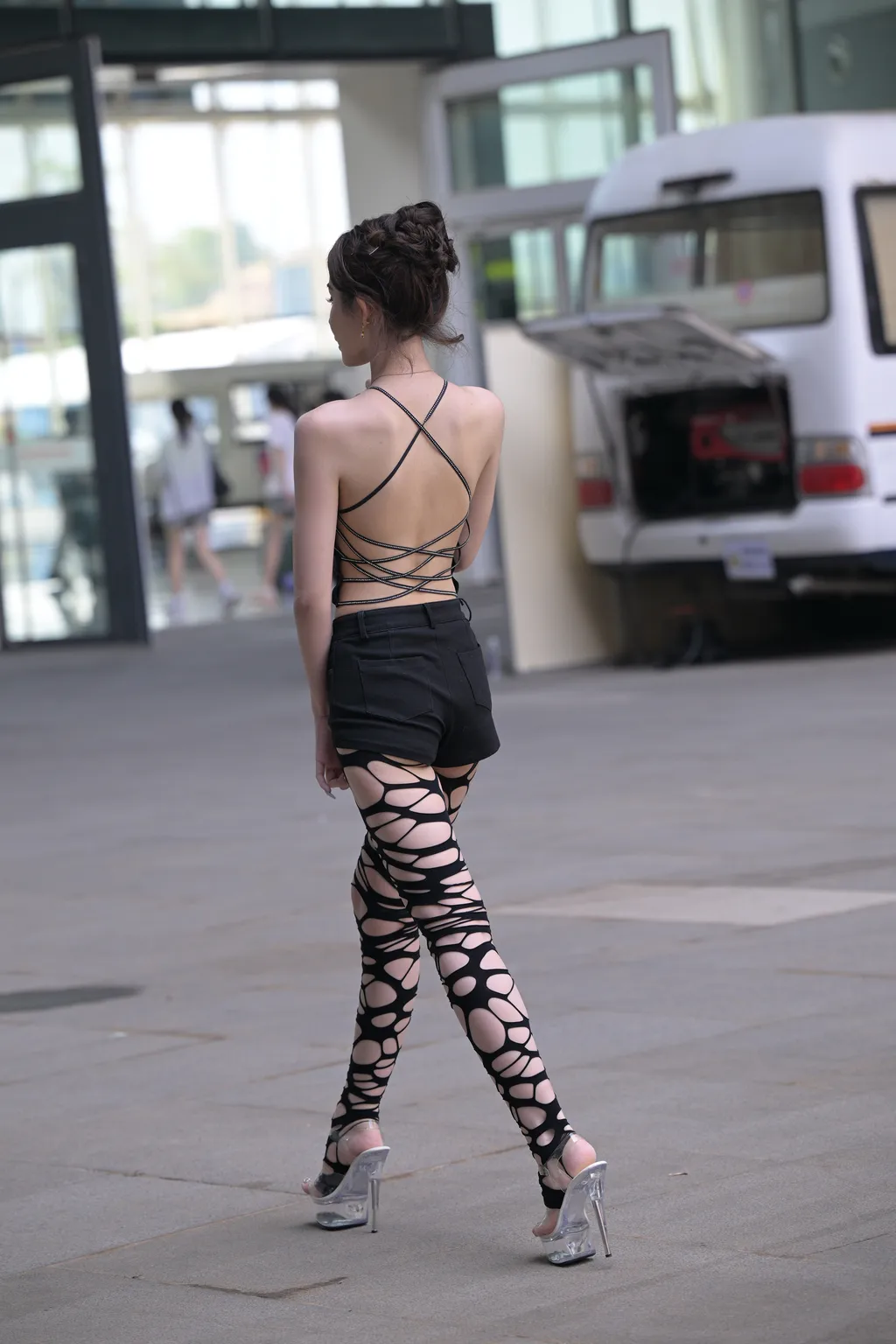 精选街拍作品 NO.6331 美腿姓感小雯[163P/381MB]插图1