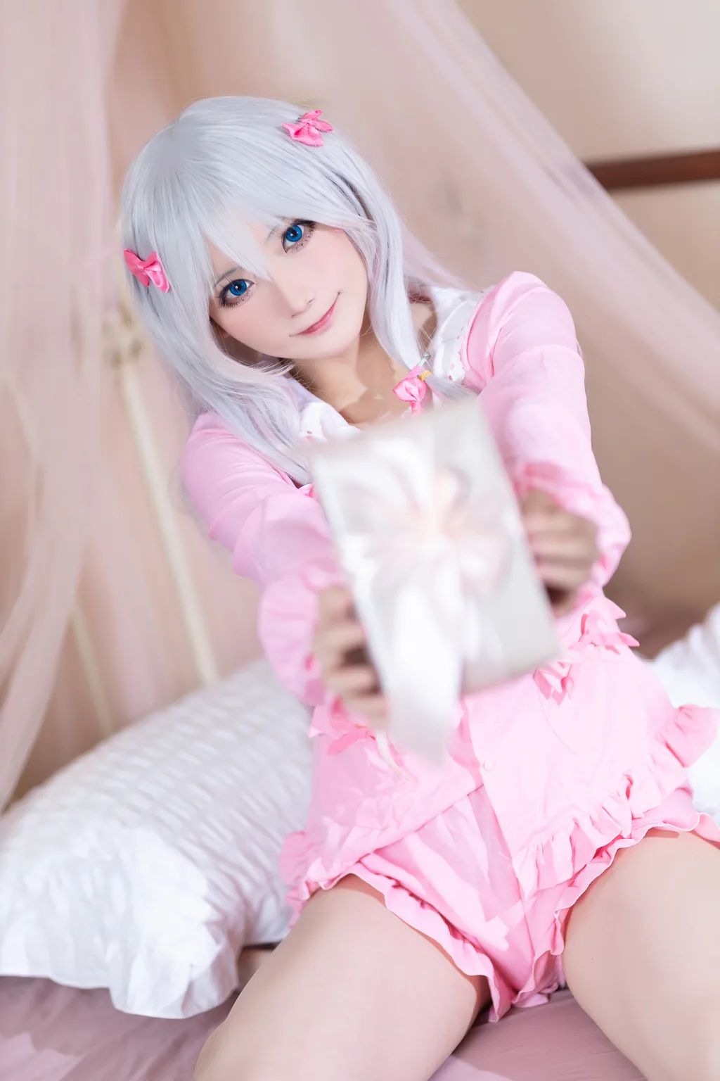 是三不是世w – 纱雾 埃罗芒睡衣[27P/450MB]插图