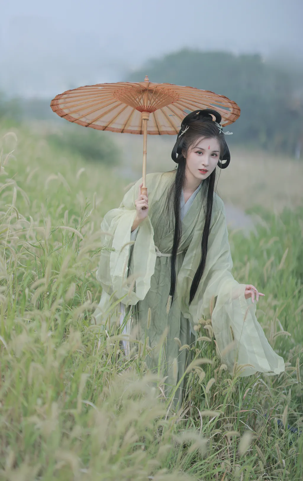 [YITUYU艺图语]2022.11.28 绿色 十八重川[21+1P/141MB]插图1