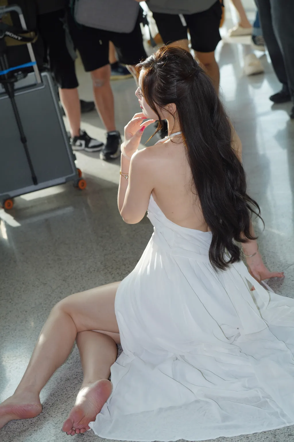 精选街拍作品 NO.6301 一袭白裙，凡尘精灵[128P/380MB]插图2