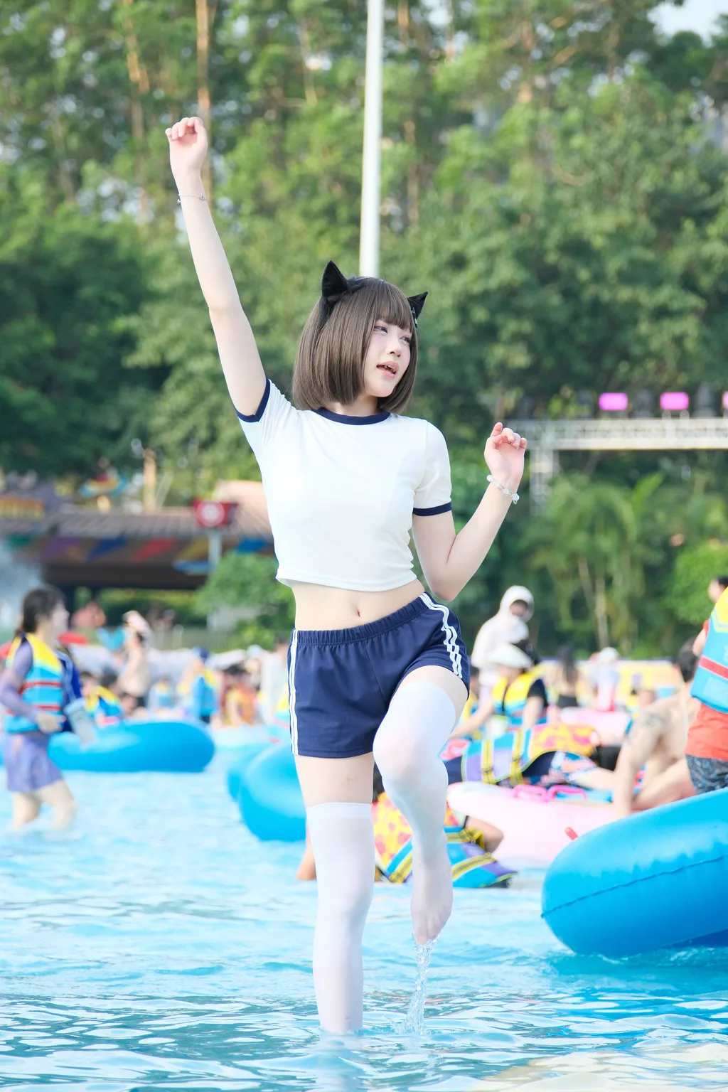 精选街拍作品 NO.6284 蓝白搭配小狐狸[119P/234MB]插图2