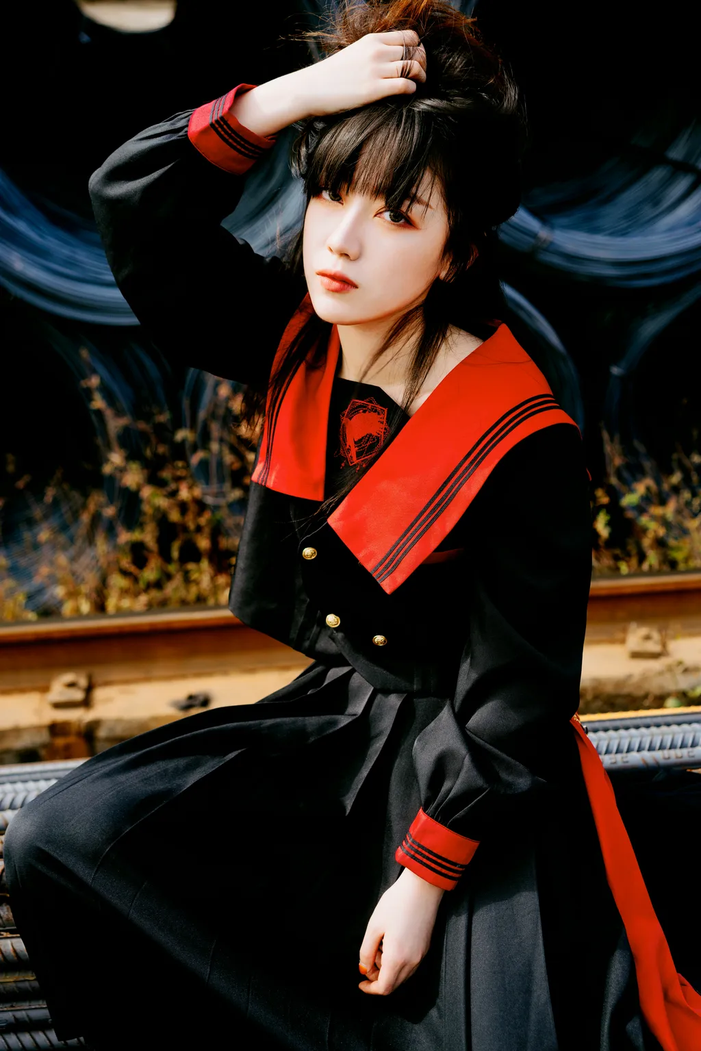 [YITUYU艺图语]2022.12.01 不良JK 见贤-K[52+1P/570MB]插图