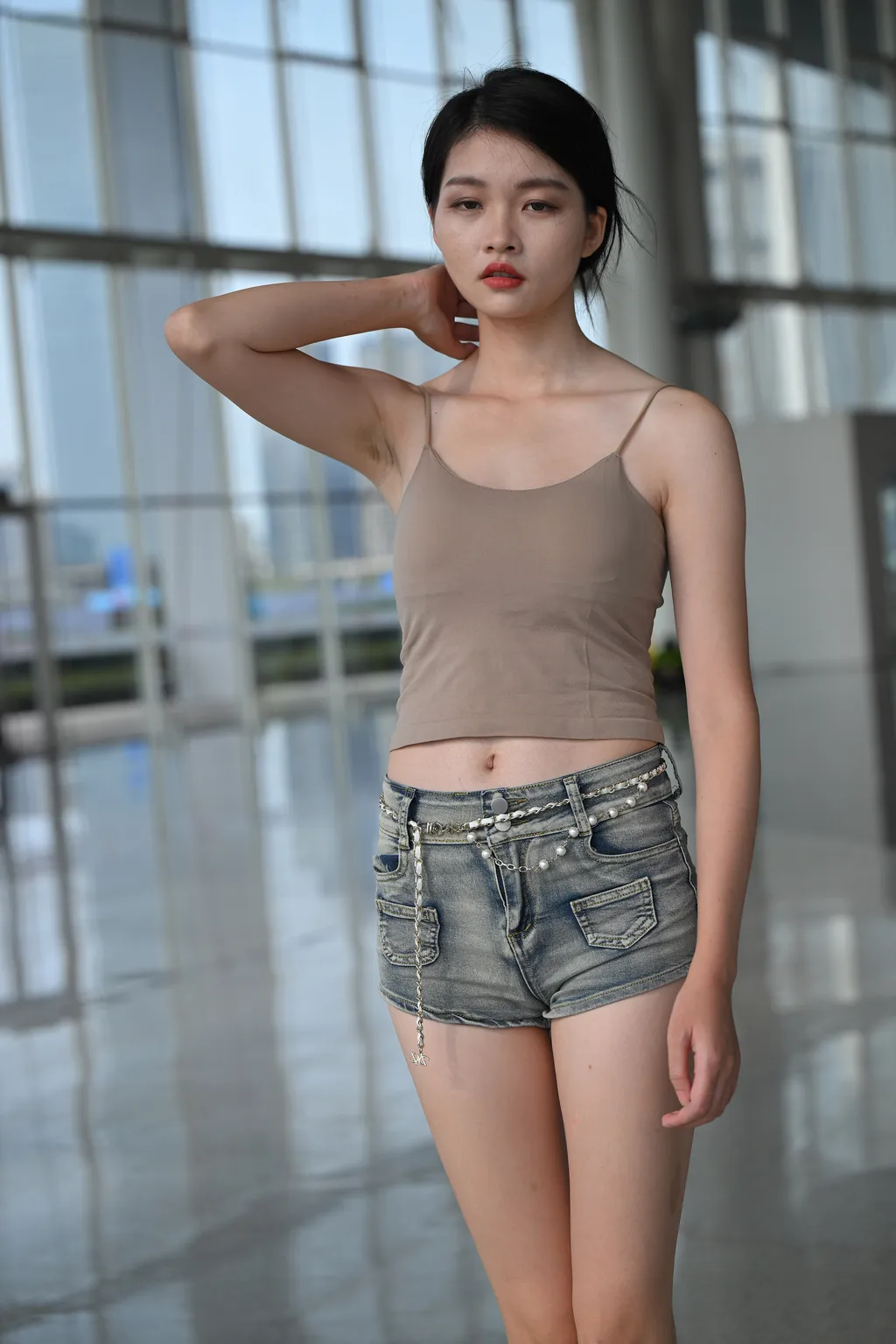 精选街拍作品 NO.6232 牛仔短裤美腿[136P/292MB]插图3