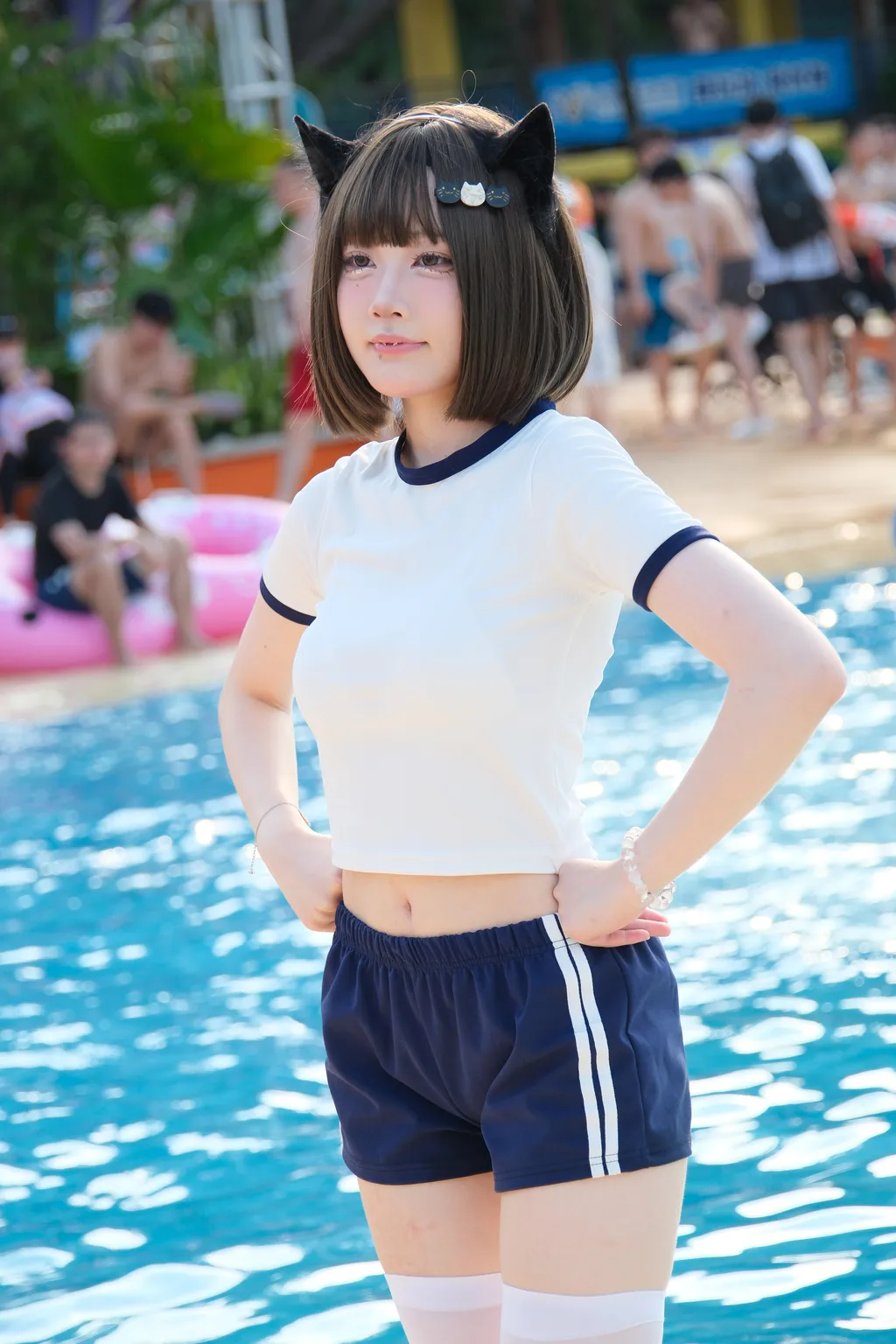 精选街拍作品 NO.6284 蓝白搭配小狐狸[119P/234MB]插图