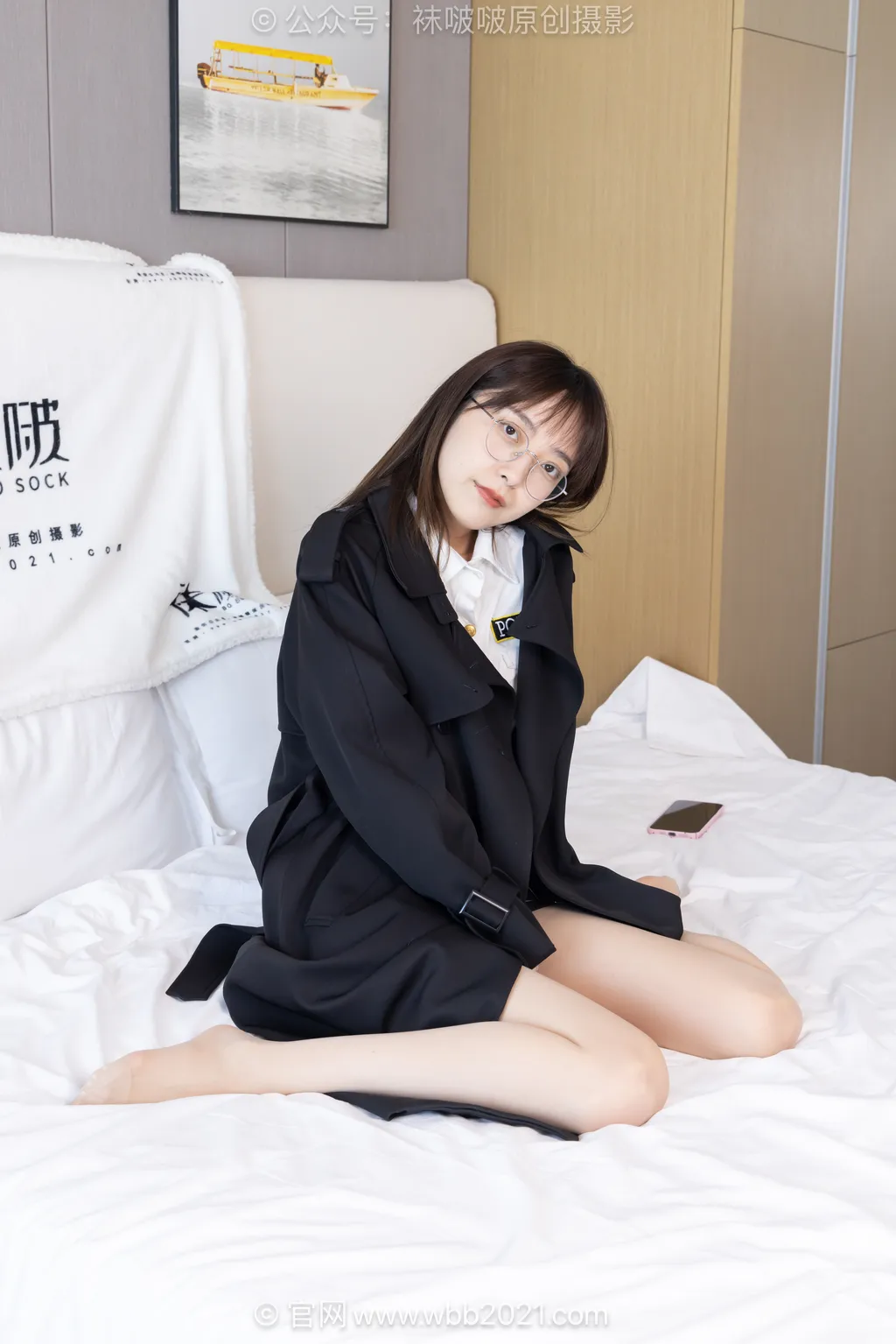 [BoBoSocks袜啵啵]NO.610 稚予-高跟鞋、薄肉丝、穿脱风衣[143P/1V/5.33GB]插图3