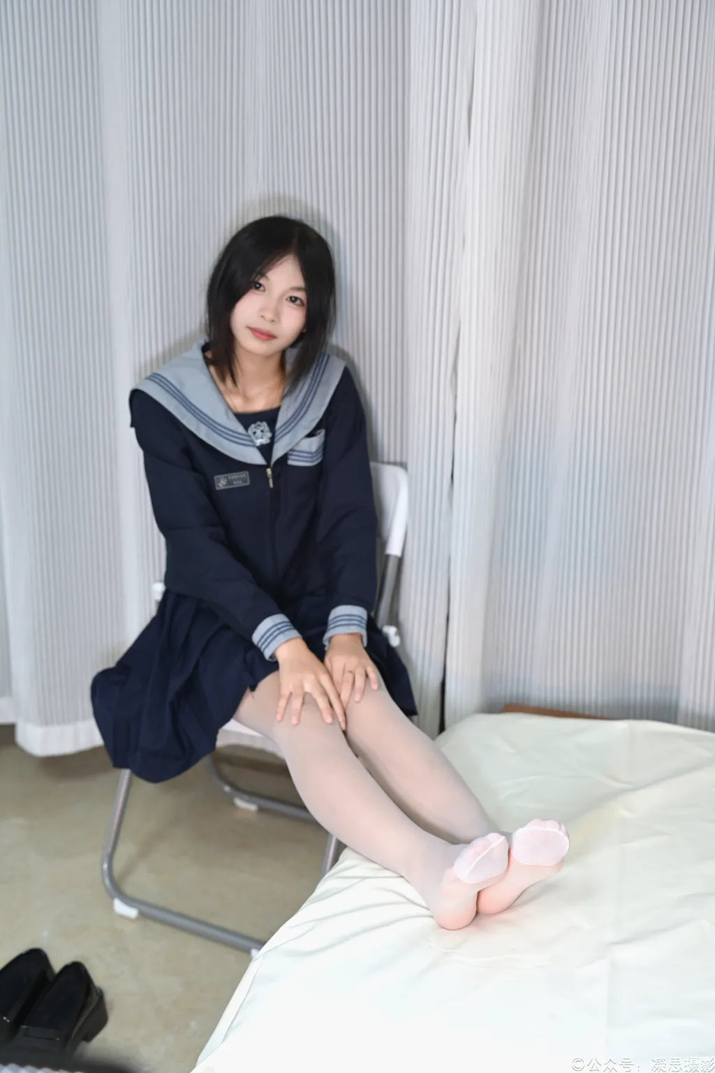 凝思摄影 NO.043 沅沅-JK至服、连裤白丝、小皮鞋[150P/1V/5.74GB]插图