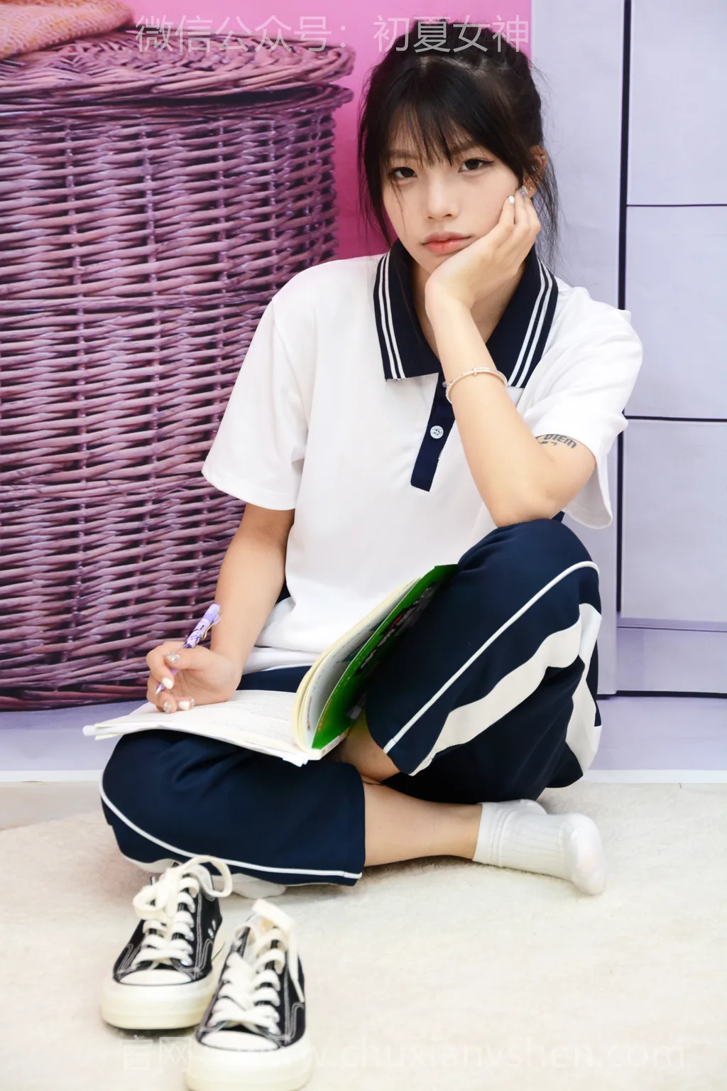 初夏女神 NO.301 番茄 学霸笔记[100P/1V/4.04GB]插图3