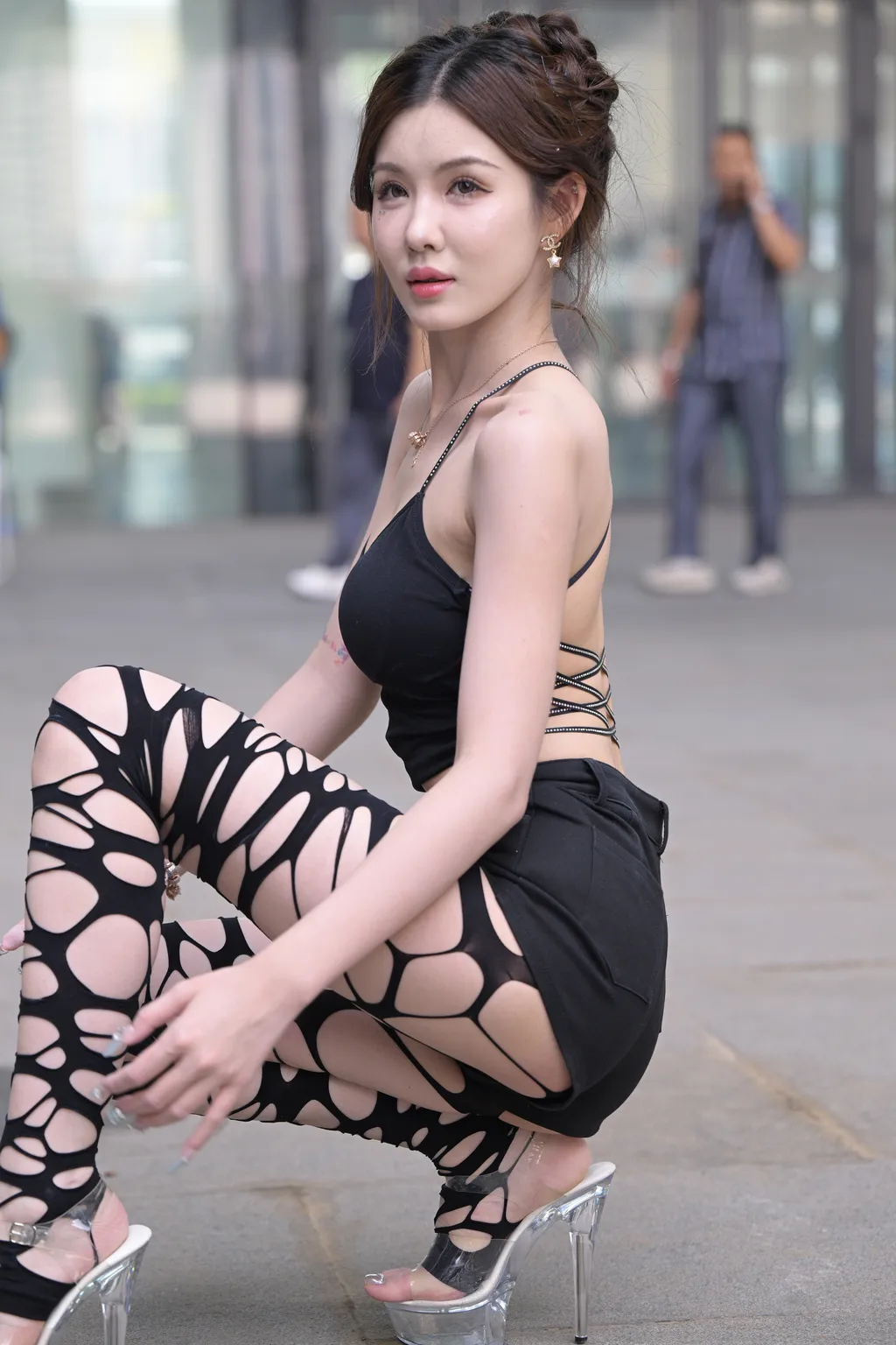 精选街拍作品 NO.6331 美腿姓感小雯[163P/381MB]插图3