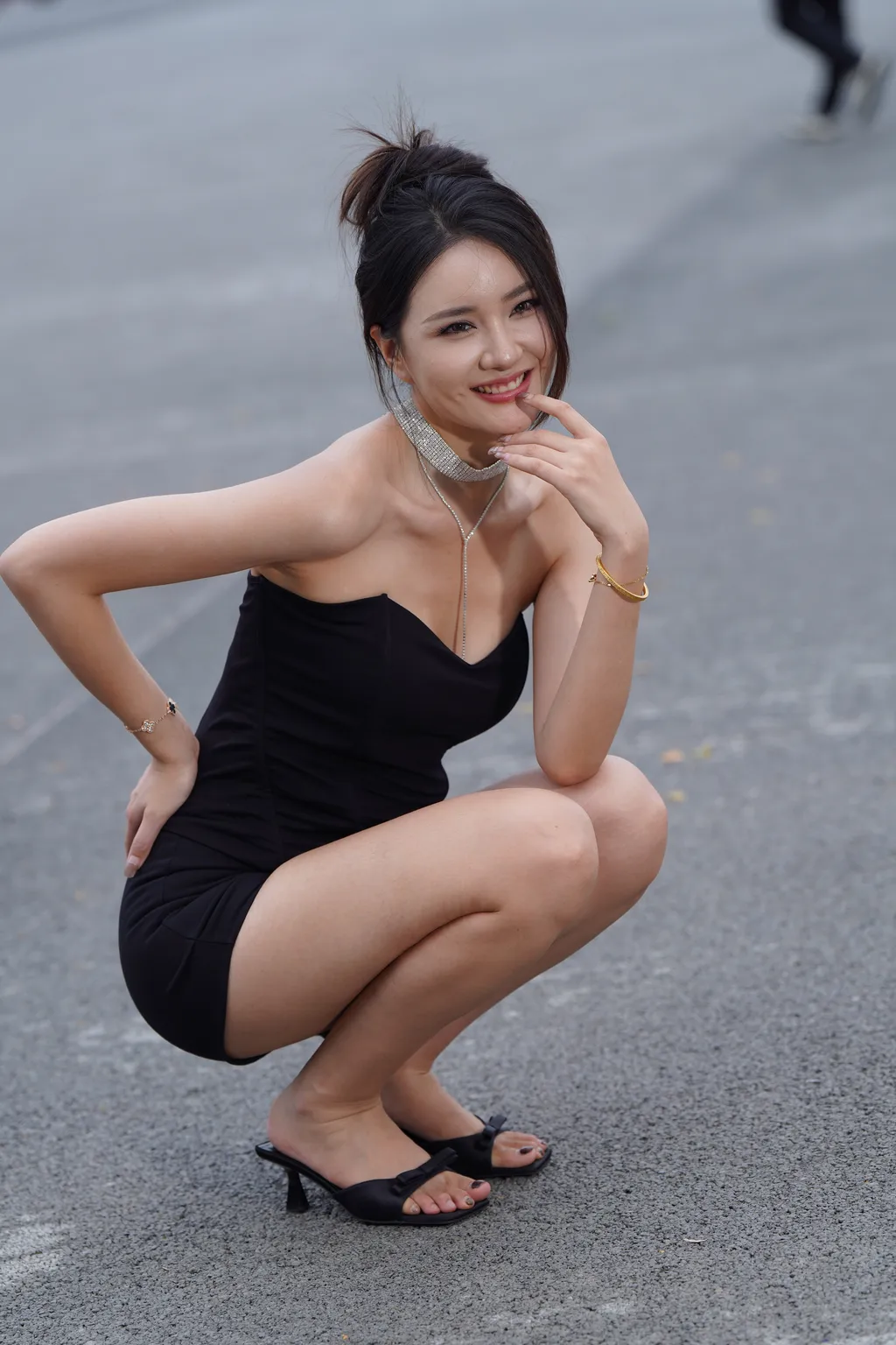 精选街拍作品 NO.6295 黑色裙装女神[118P/345MB]插图