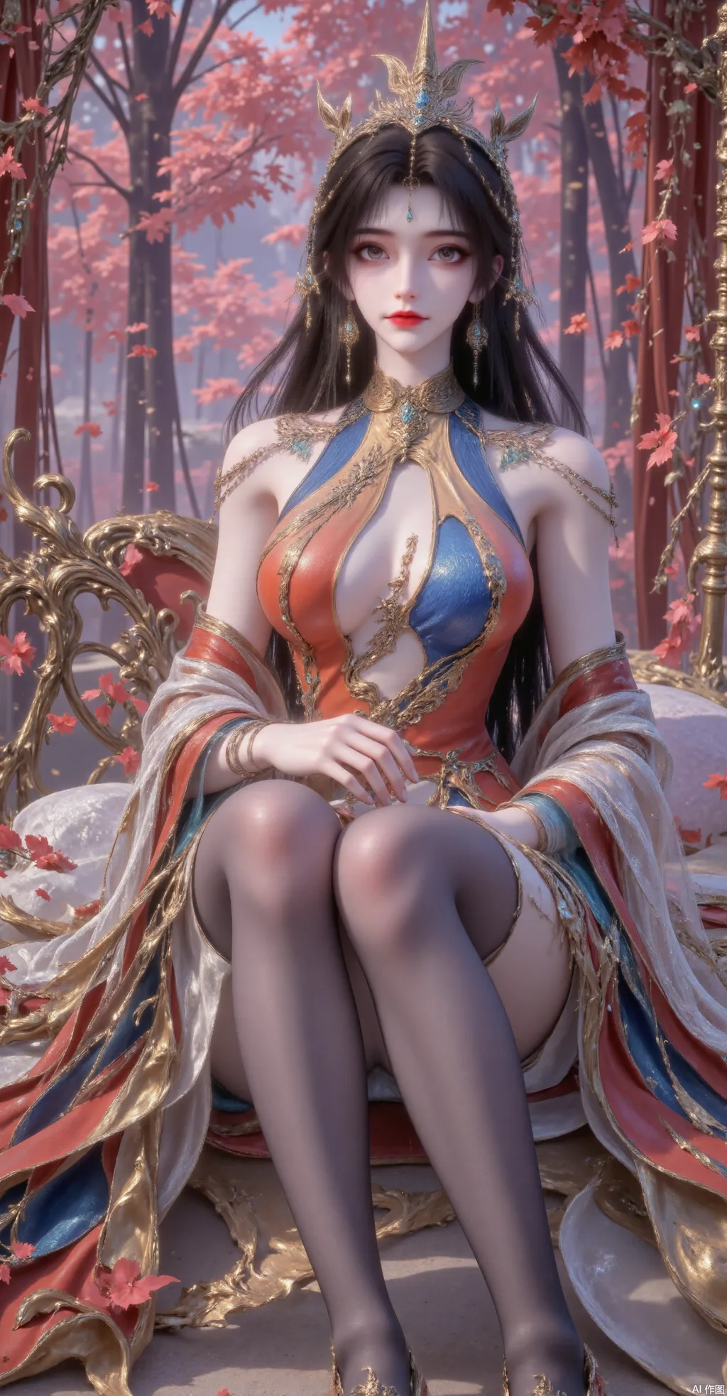 AI绘画 835 完美世界-凰女[80P/489M]插图1