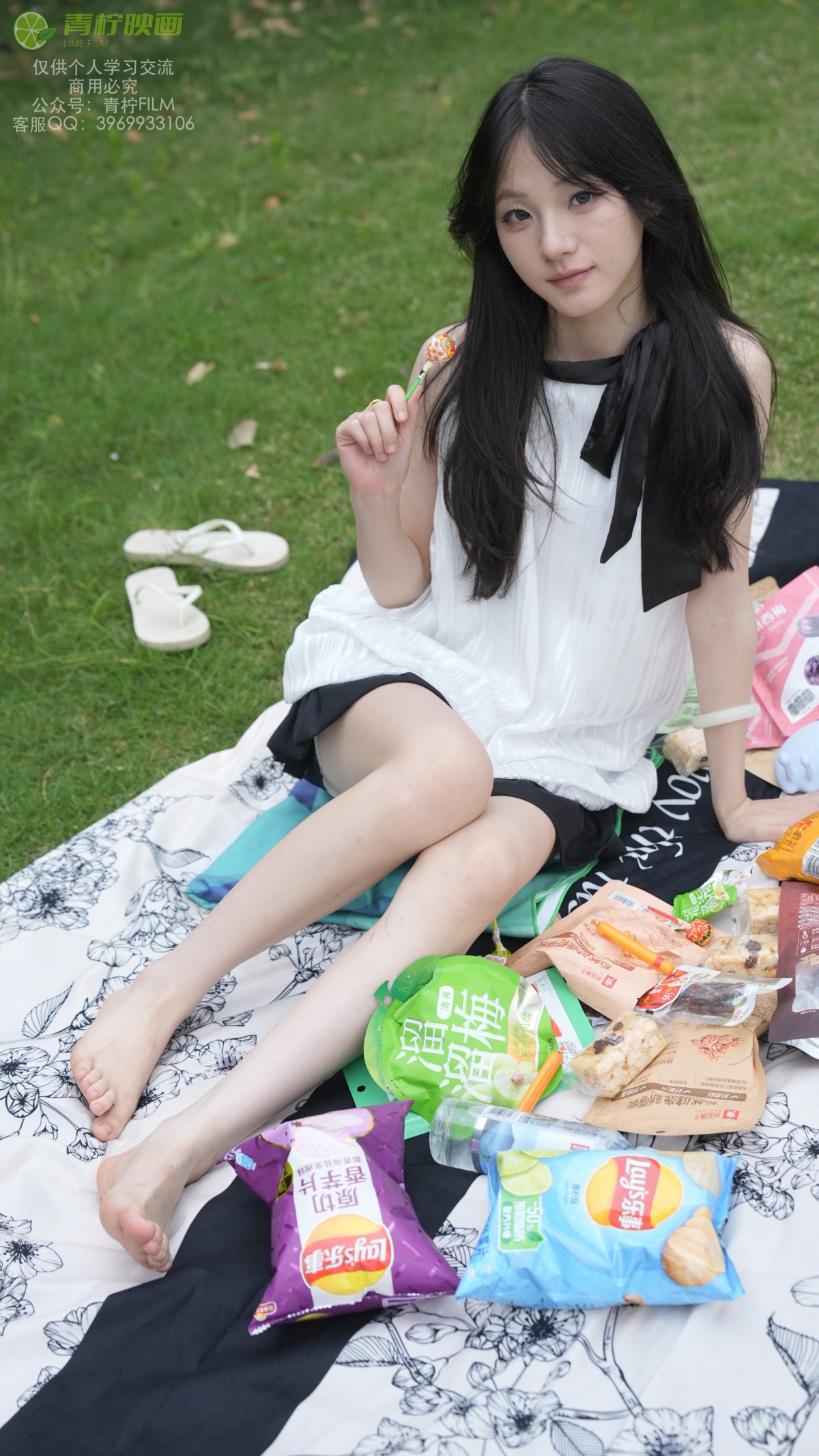 青柠映画 005期 阿慌 草坪露营 [128P/2V/6.2G]插图3