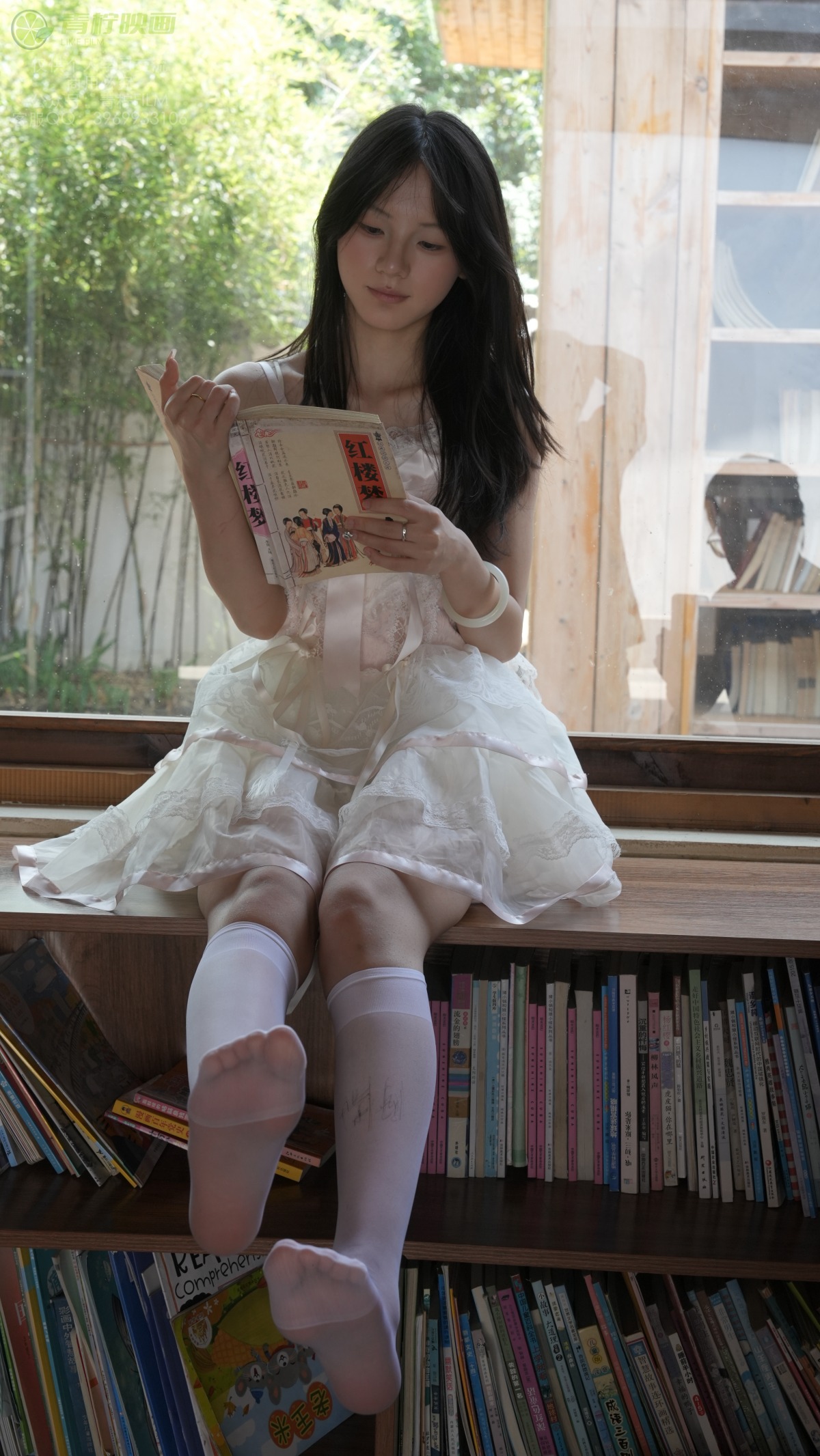 青柠映画 032期 阿慌 看书 [104P/2V/6.2G]插图7