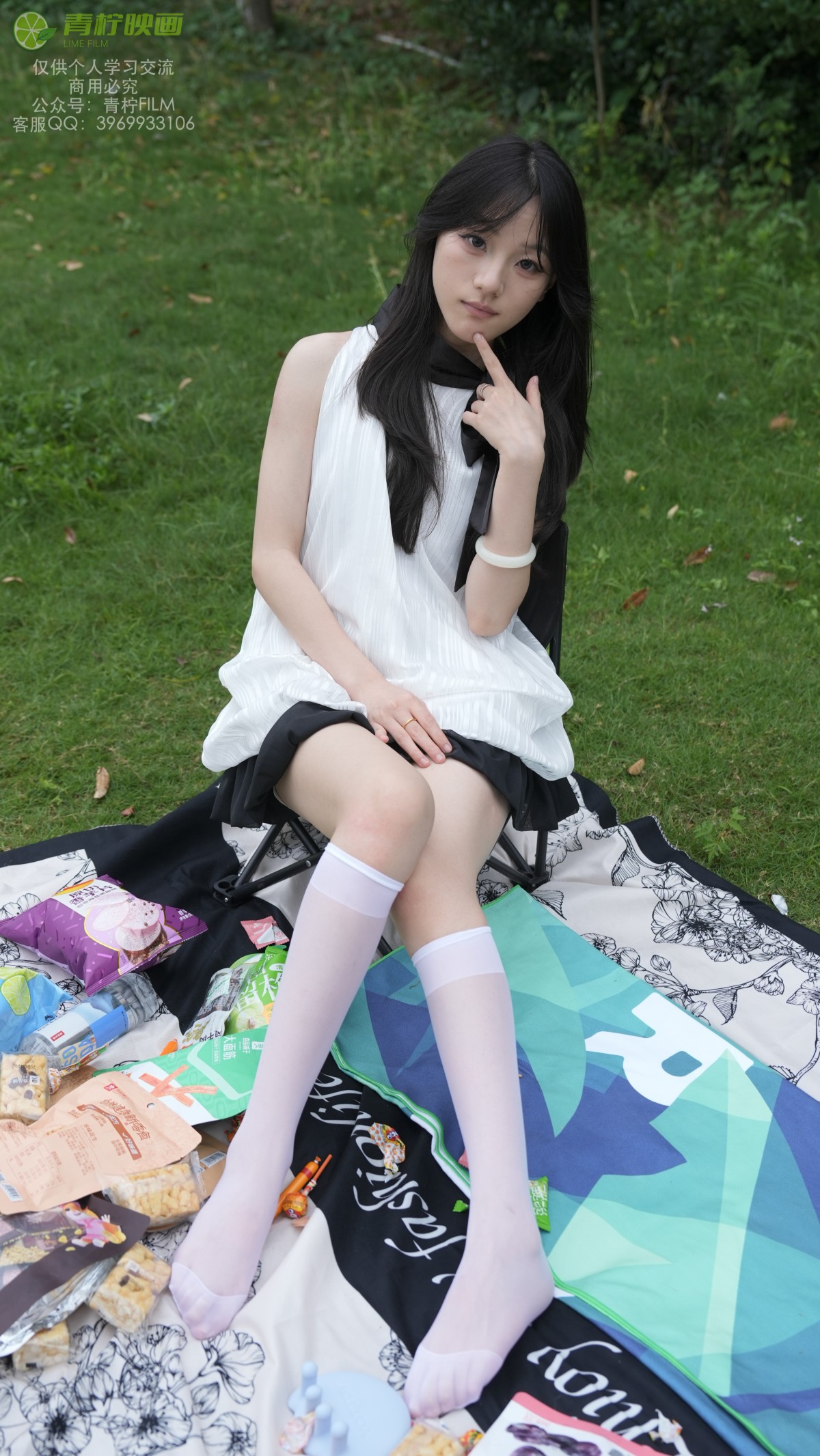 青柠映画 005期 阿慌 草坪露营 [128P/2V/6.2G]插图7