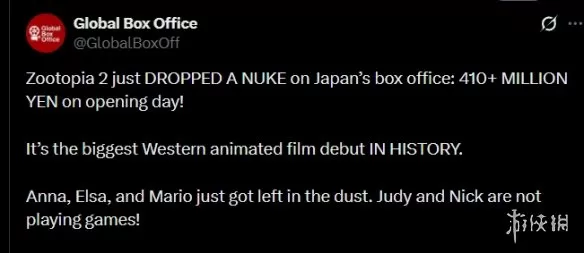 外媒称《疯狂动物城2》在日本投下核弹 网友惊掉下巴插图1