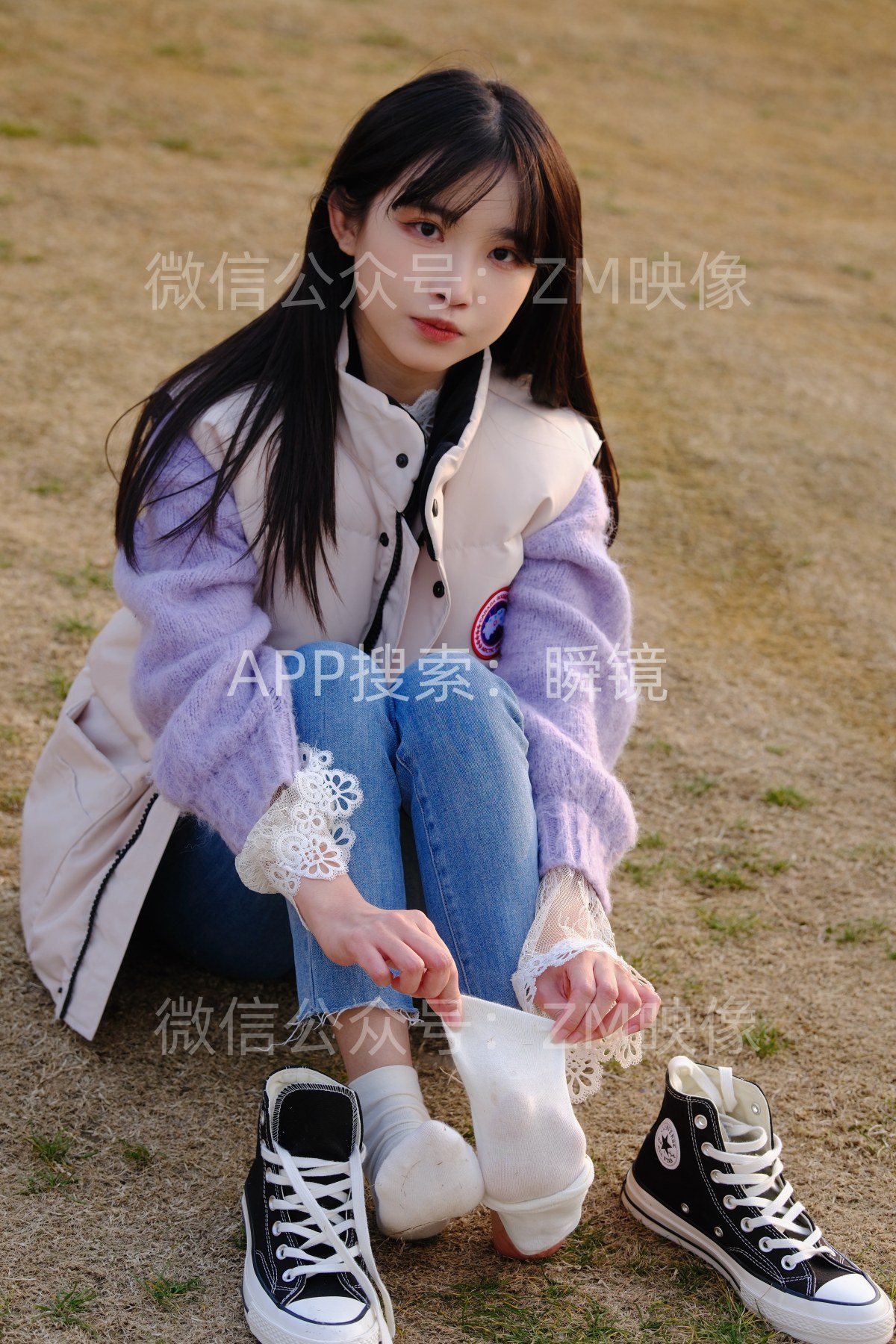 织梦映像 芝士紫薯 白袜版 [282P/1V/4.6G]插图7