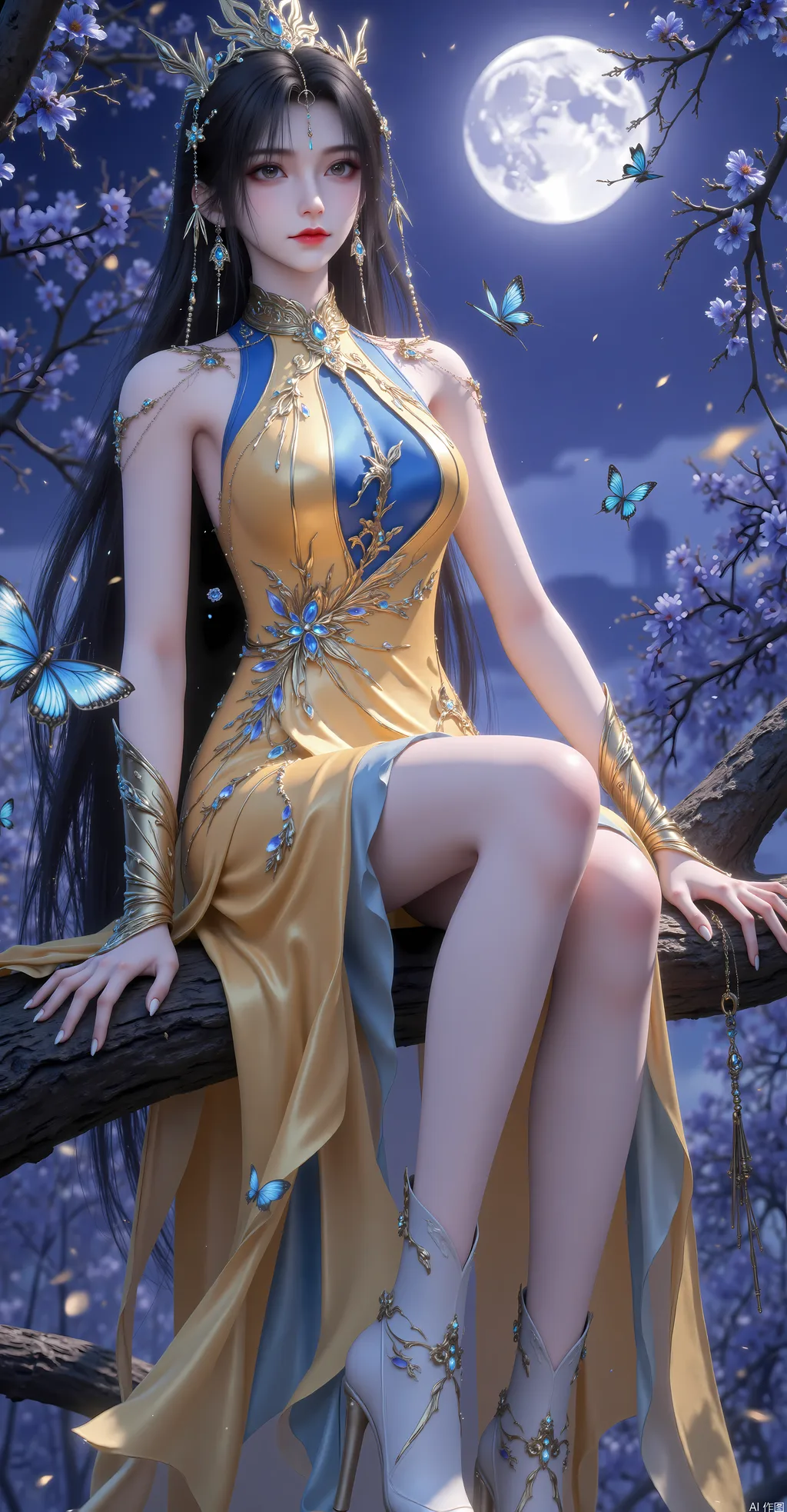 AI绘画 852 雨梦凰女[35P/566MB]插图2