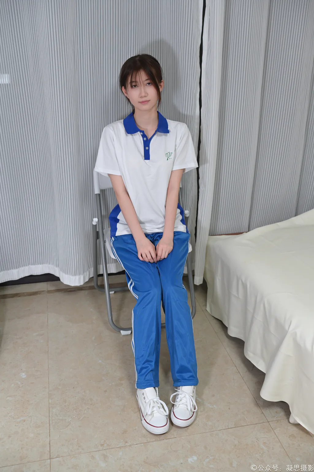 凝思摄影 NO.056 小慧-校服、短白袜、帆布鞋[150P/1V/5.75GB]插图1